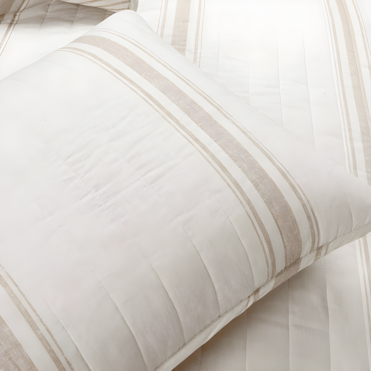 Birch Lane™ Gilroy Farmhouse / Country Cotton Striped Quilt Set