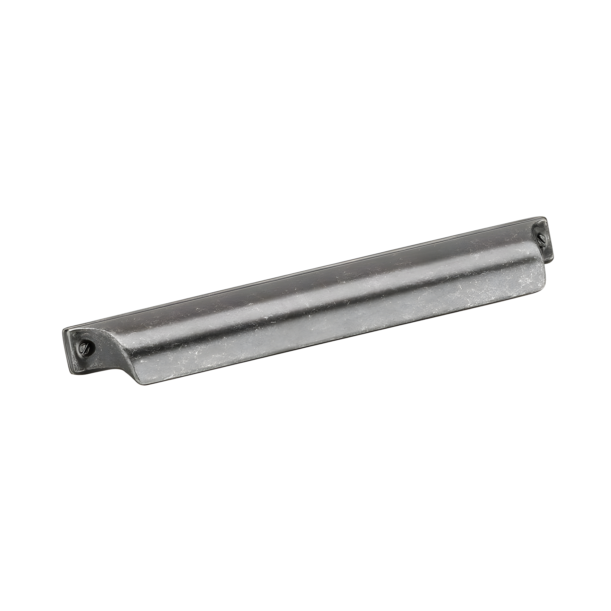 Amerock | Kitchen Cabinet Cup Pull | Antique Iron | 6-5/16 in (160 mm) Center-to-Center | Jolene | 1 Pack | Furniture Hardware | Cabinet Handle | Bathroom Drawer Pull