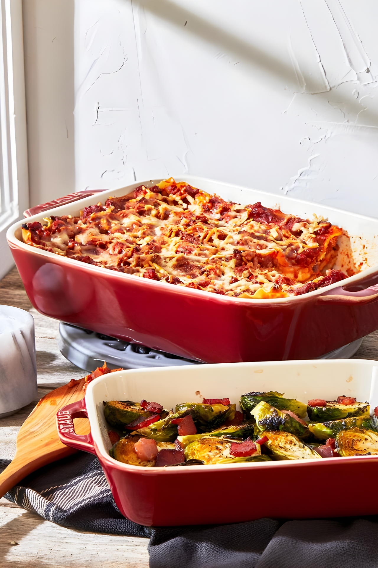 Staub ® Rustic Red 2-Piece Rectangular Baker Set