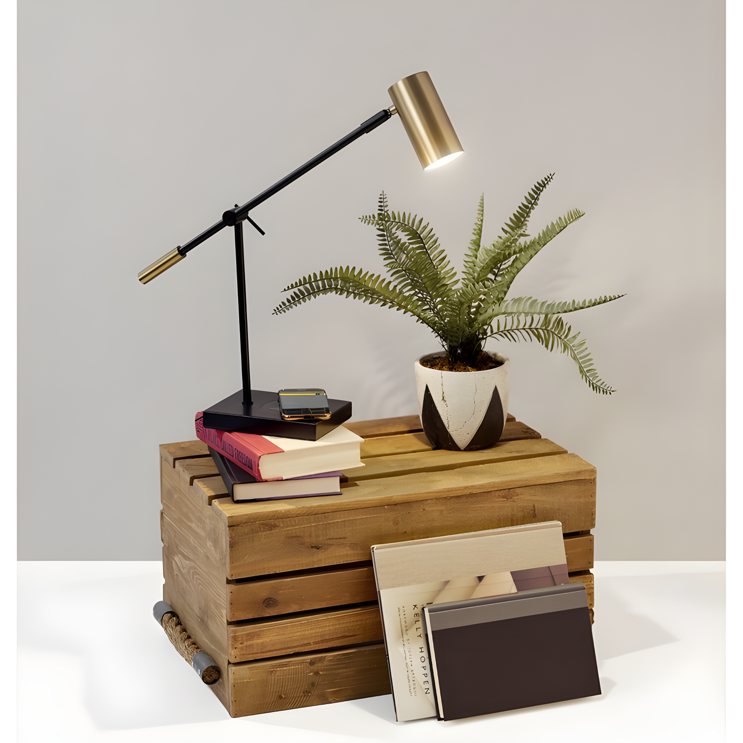Adrian Charging Table Lamp