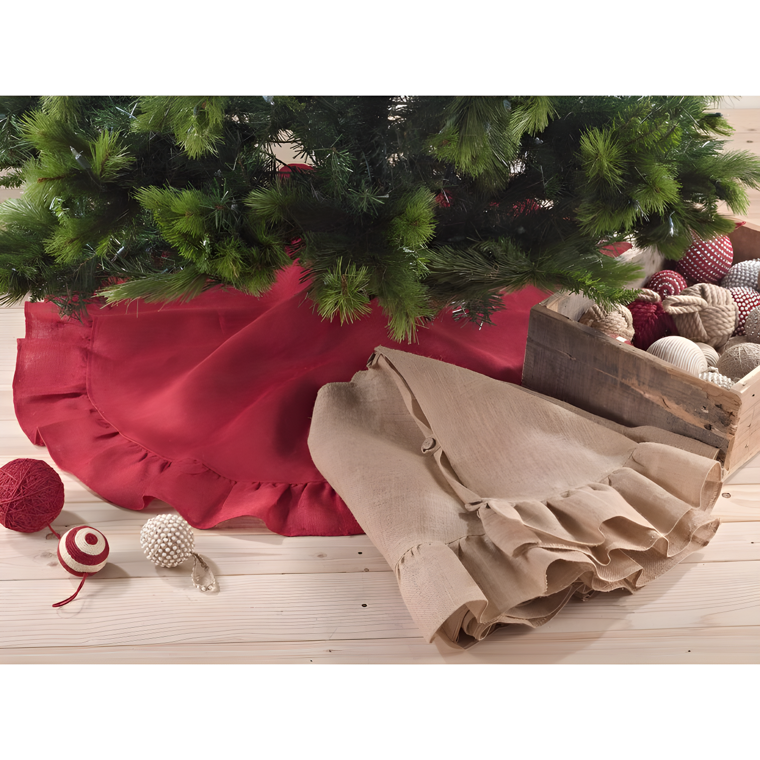 Sloane Burlap Tree Skirt