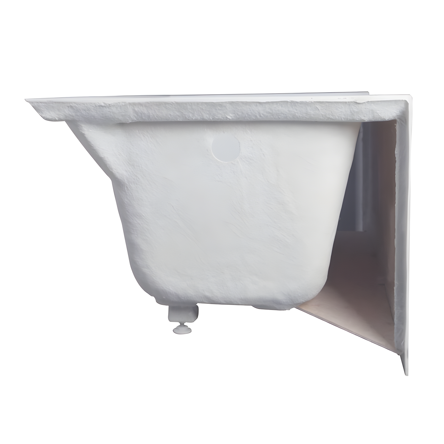 Kingston Brass Aqua Eden 60-Inch Acrylic Rectangular 3-Wall Alcove Tub