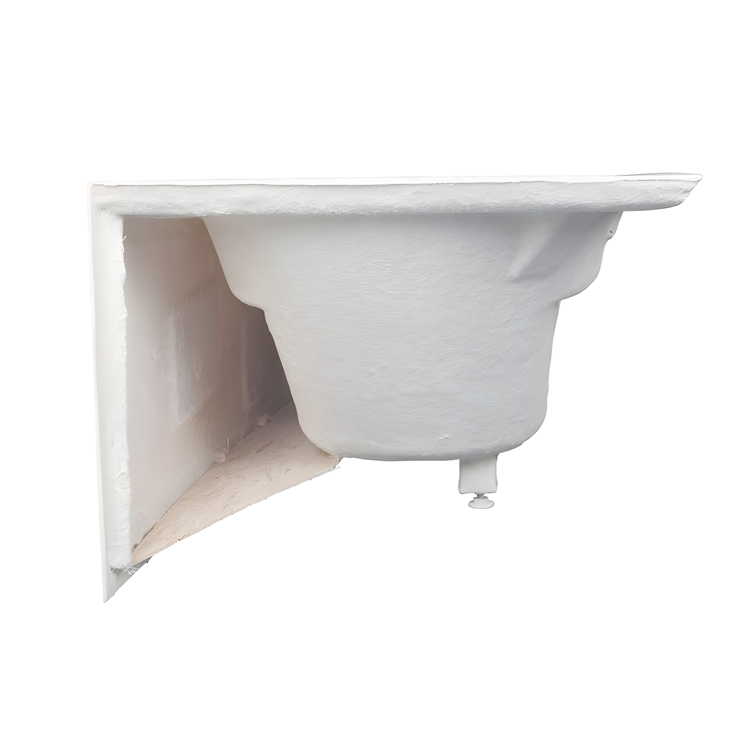 Kingston Brass Aqua Eden 60-Inch Acrylic Rectangular 3-Wall Alcove Tub