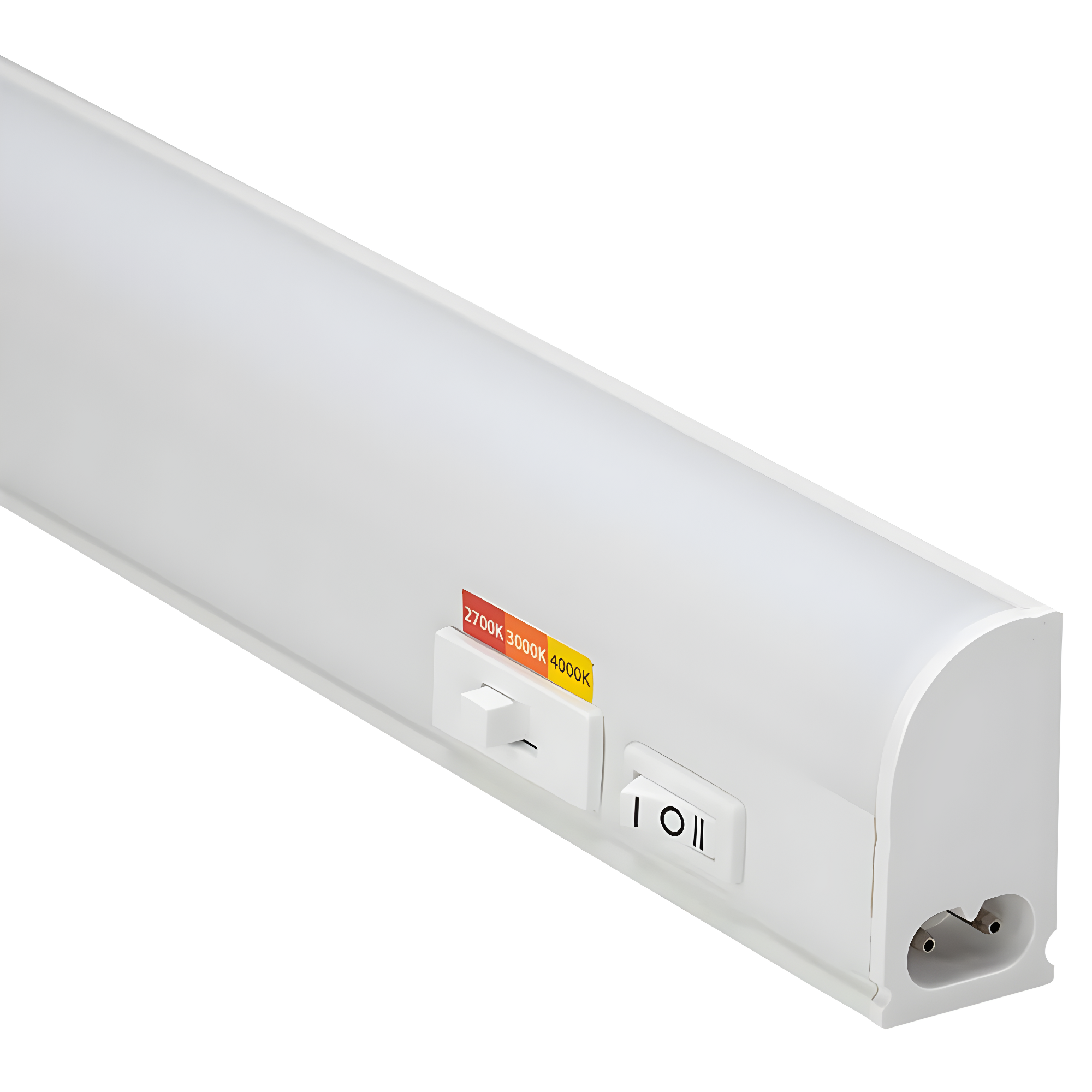 Commercial Electric Plug-In 12 inch Linkable LED Undercabinet Light Task Under Counter Kitchen Lighting 3 Color Temperature Options