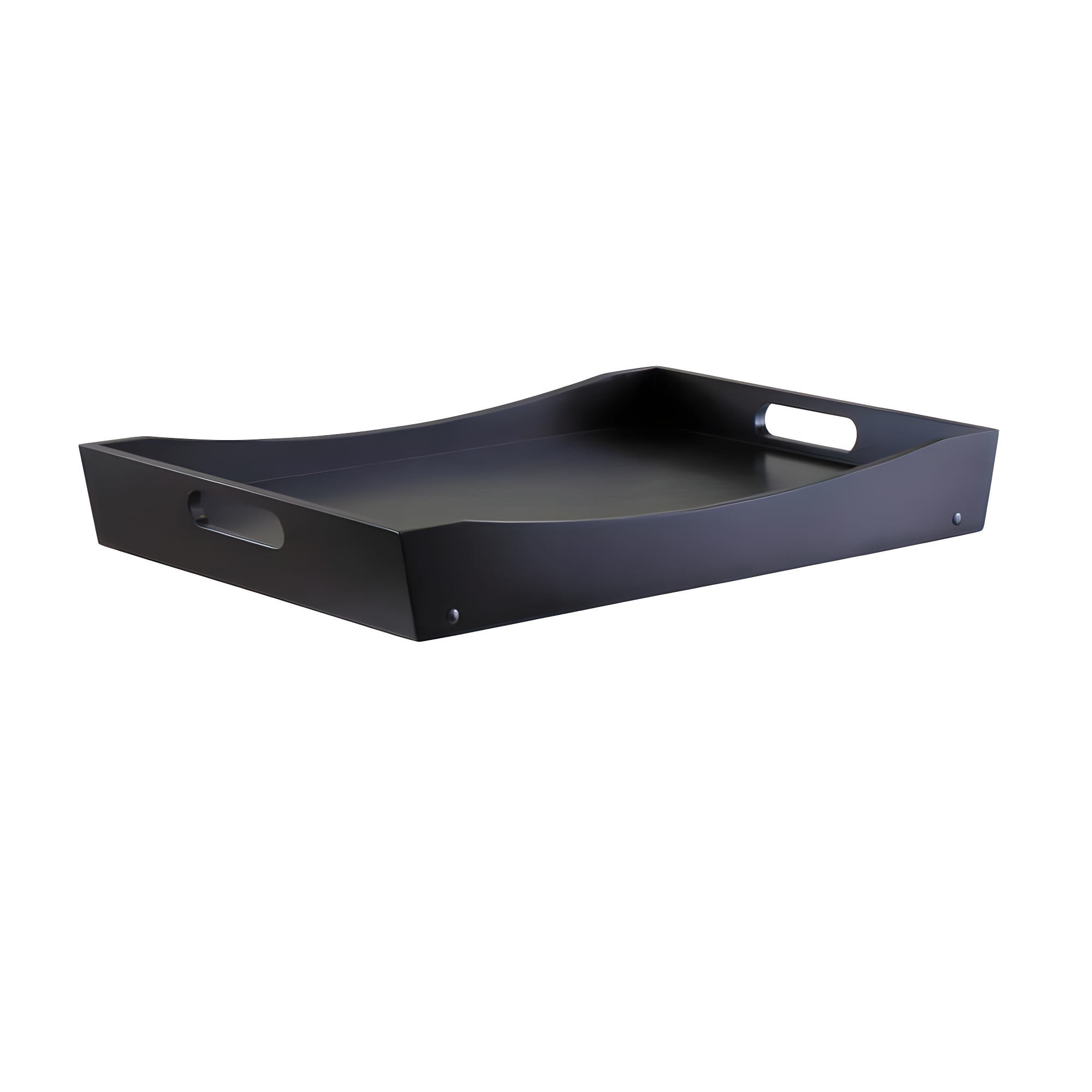 Winsome Benito Breakfast Tray in Espresso Finish: Wood Composite Bed & Serving Tray, Rectangle, 24.41" x 14.96"