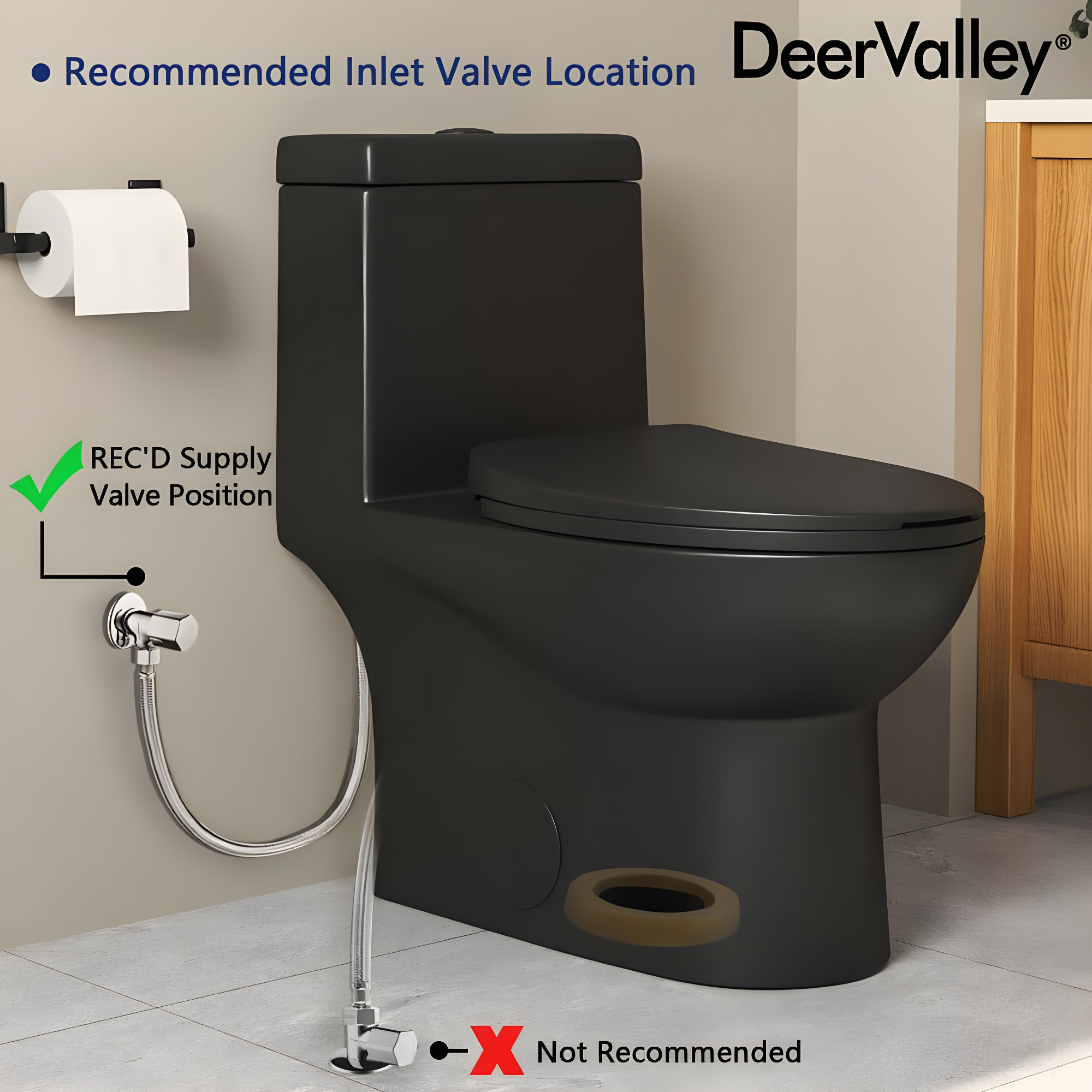 Ally Dual-Flush Elongated One-Piece Toilet with Glazed Surface Modern Toilet with Comfort Seat Height(Seat Included)