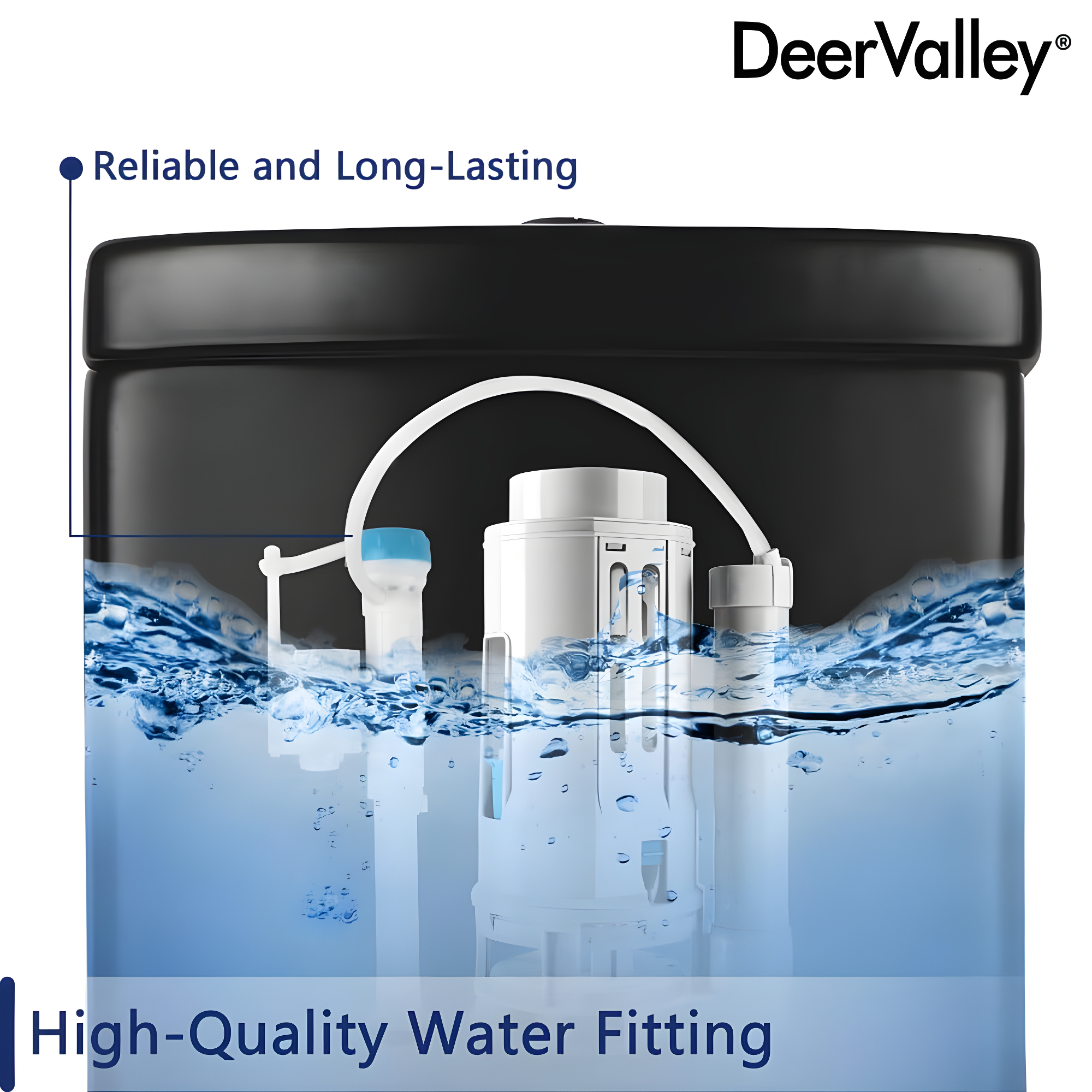 Ally Dual-Flush Elongated One-Piece Toilet with Glazed Surface Modern Toilet with Comfort Seat Height(Seat Included)