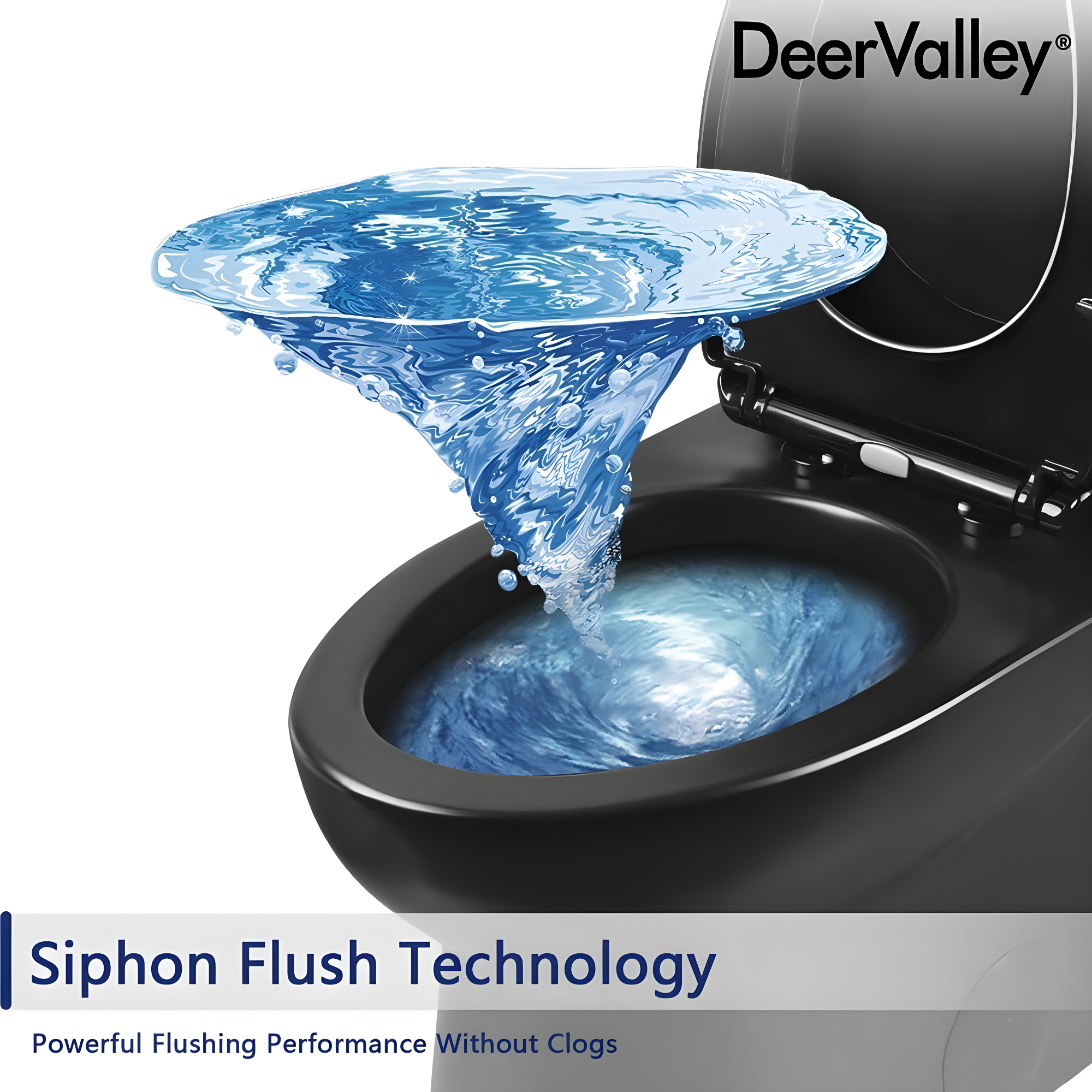 Ally Dual-Flush Elongated One-Piece Toilet with Glazed Surface Modern Toilet with Comfort Seat Height(Seat Included)