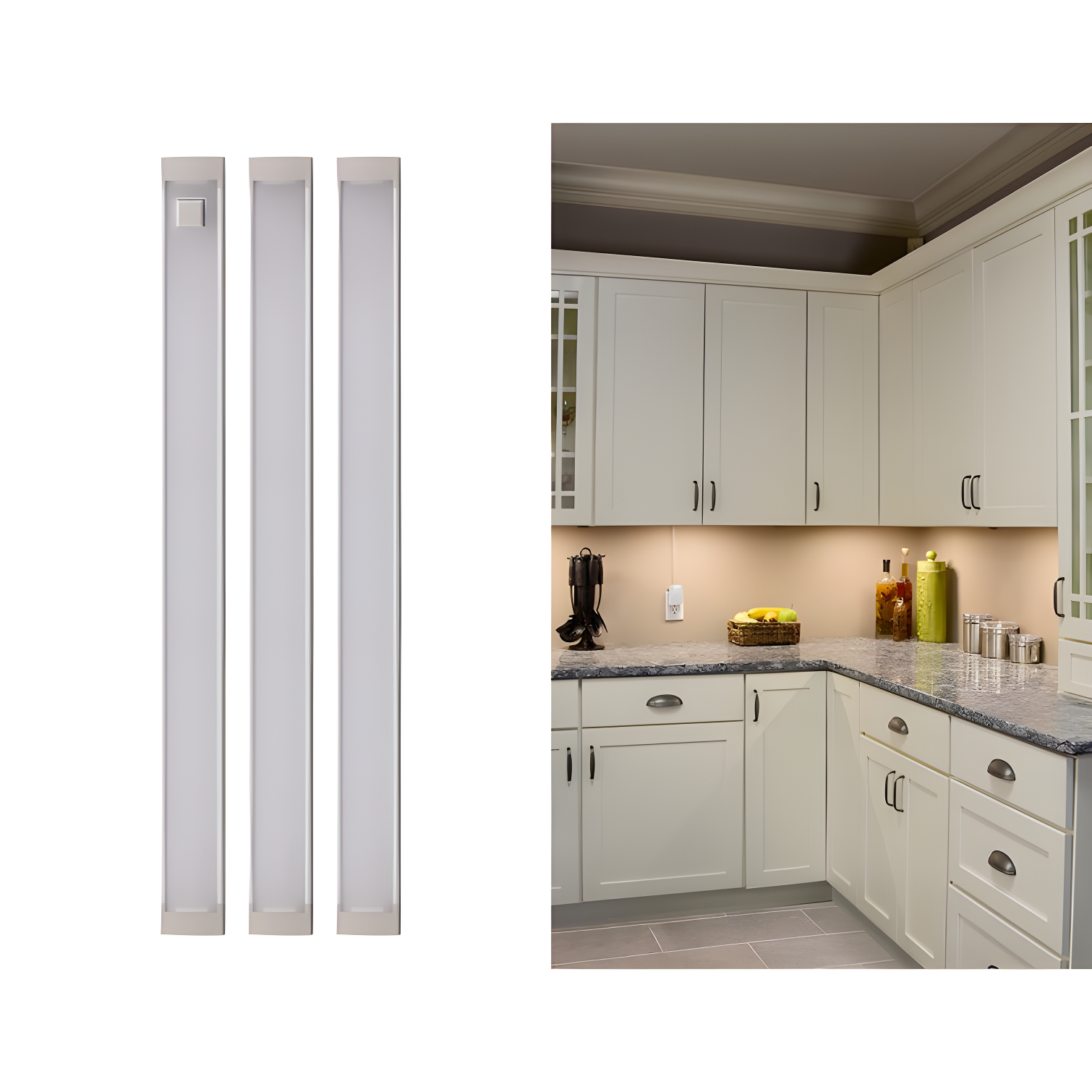 PureOptics™ LED by BLACK+DECKER® LEDUC9-3WK LED 9'' Under Cabinet Linkable Light Bar