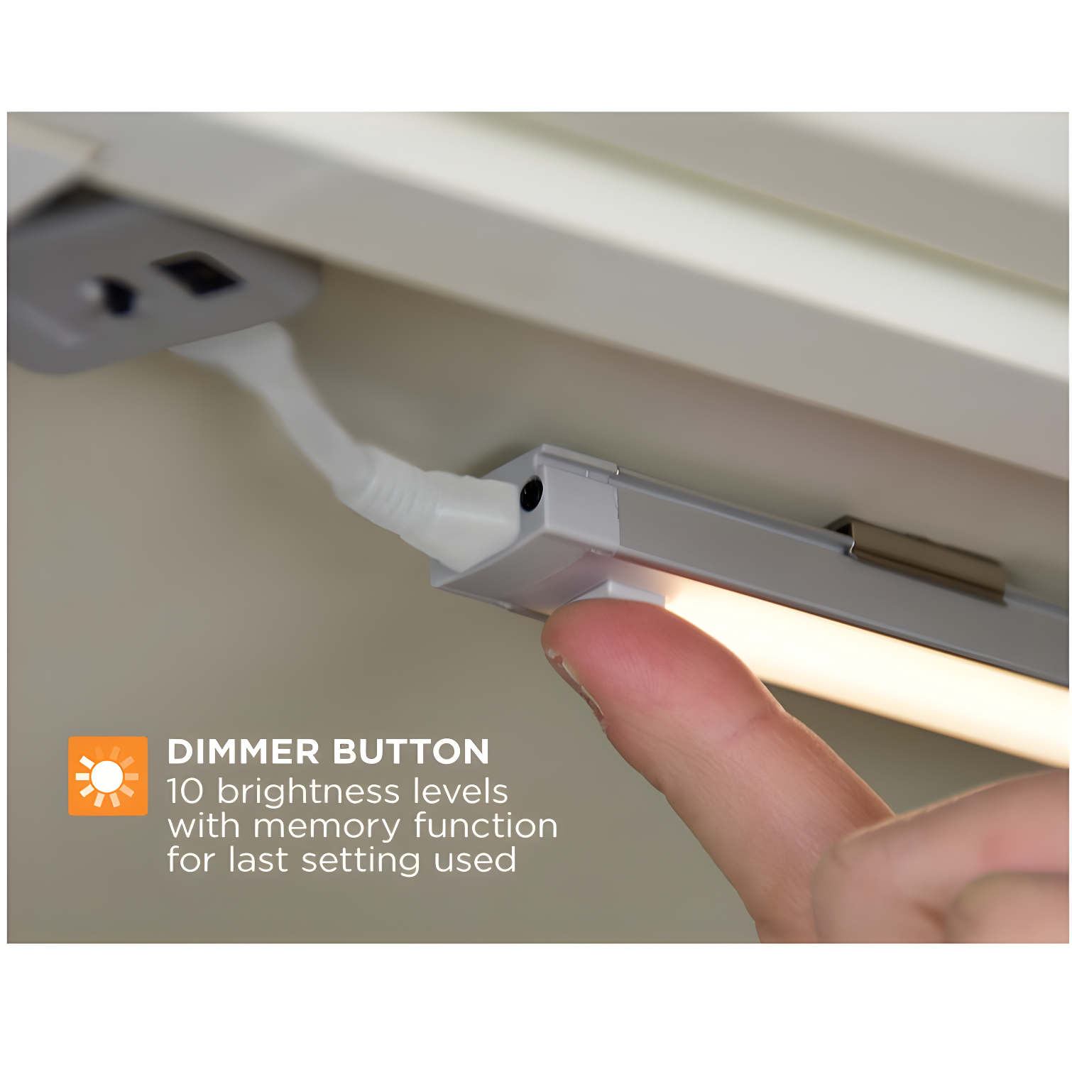 PureOptics™ LED by BLACK+DECKER® LEDUC9-3WK LED 9'' Under Cabinet Linkable Light Bar