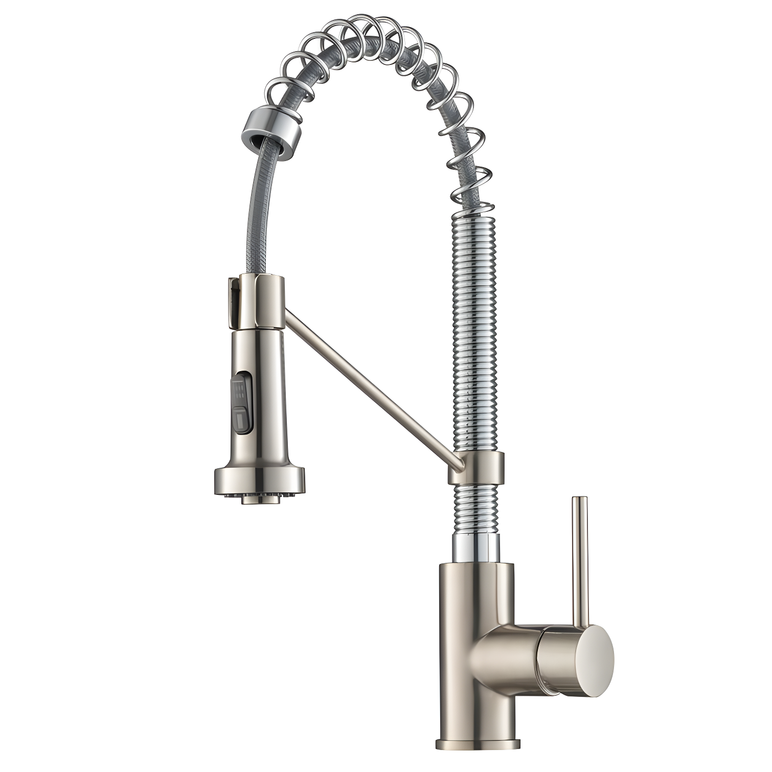 KRAUS Bolden Commercial Style 2-Function Single Handle Pull Down Kitchen Faucet