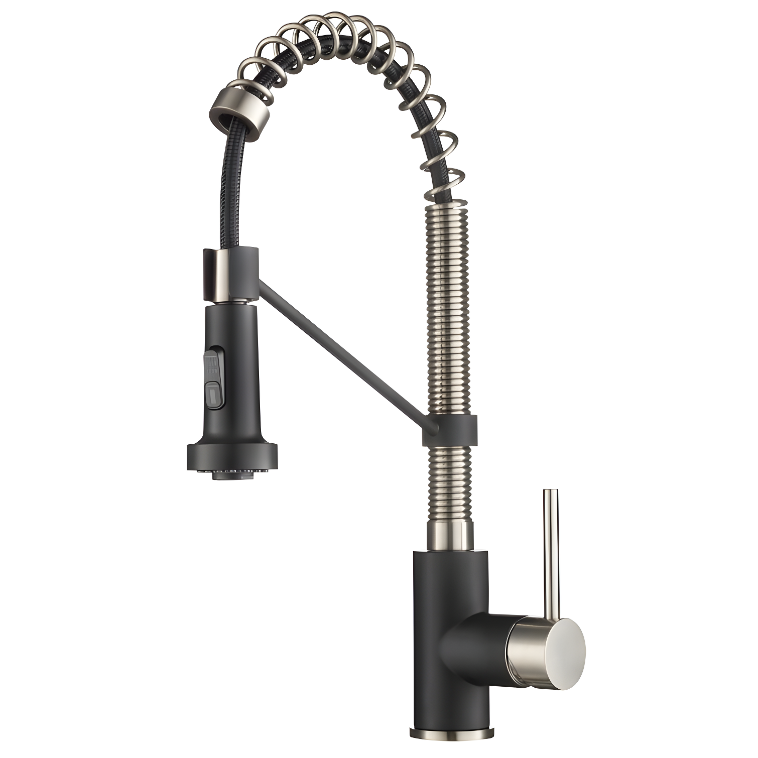 KRAUS Bolden Commercial Style 2-Function Single Handle Pull Down Kitchen Faucet