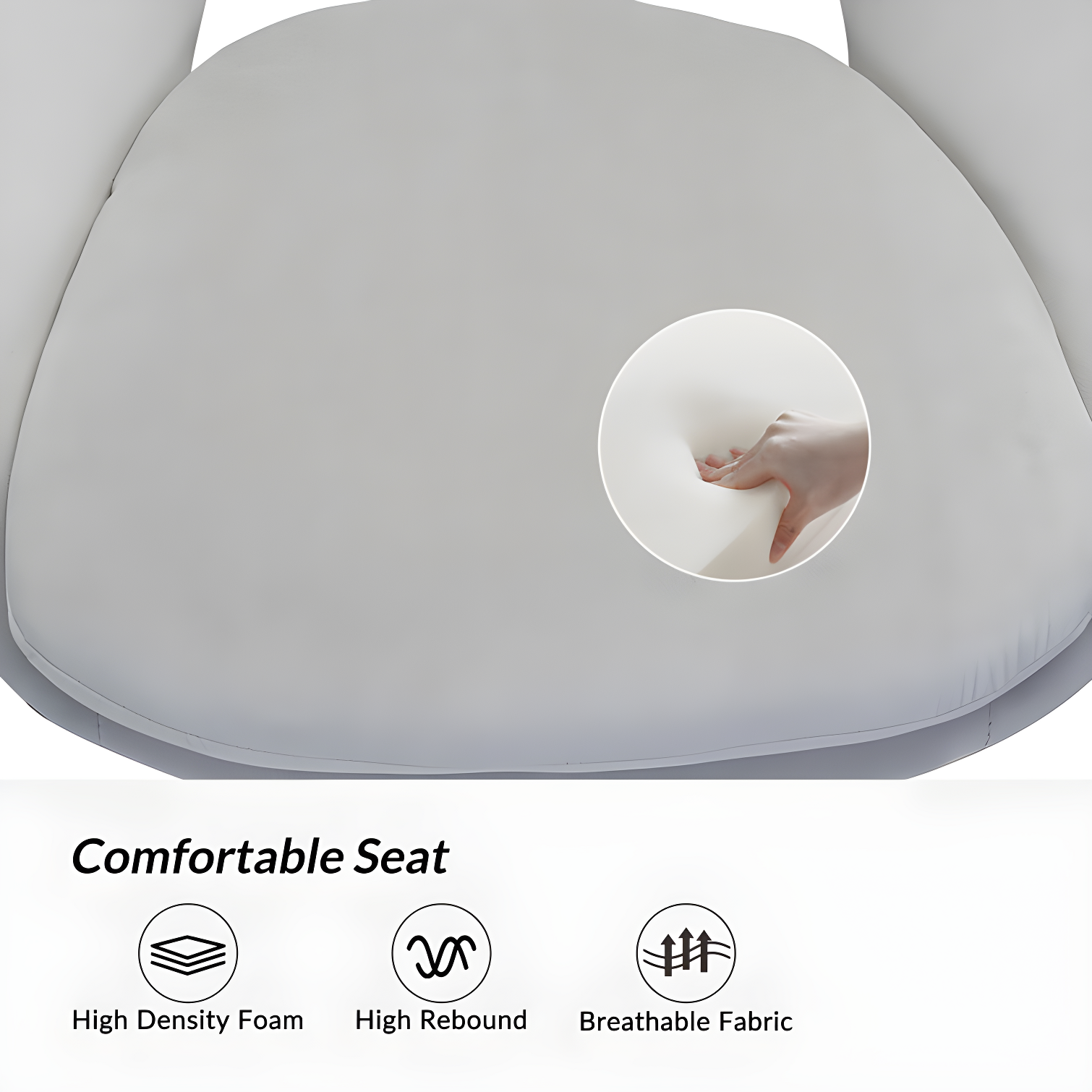 Louise Velvet Modern Task Chair with Ergonomic Design