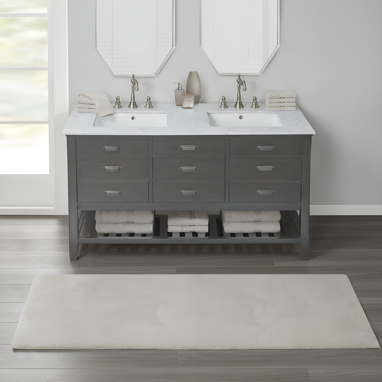 Marshmallow Bath Rug