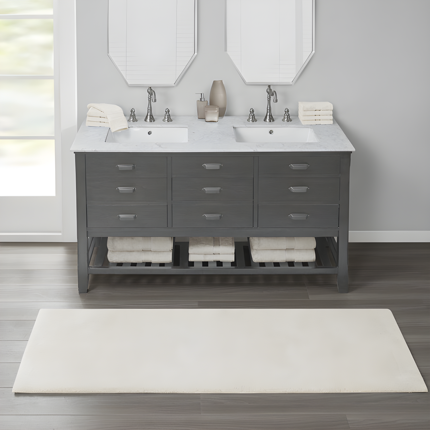 Marshmallow Bath Rug