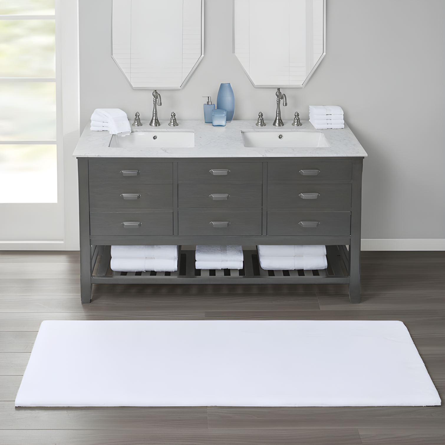 Marshmallow Bath Rug