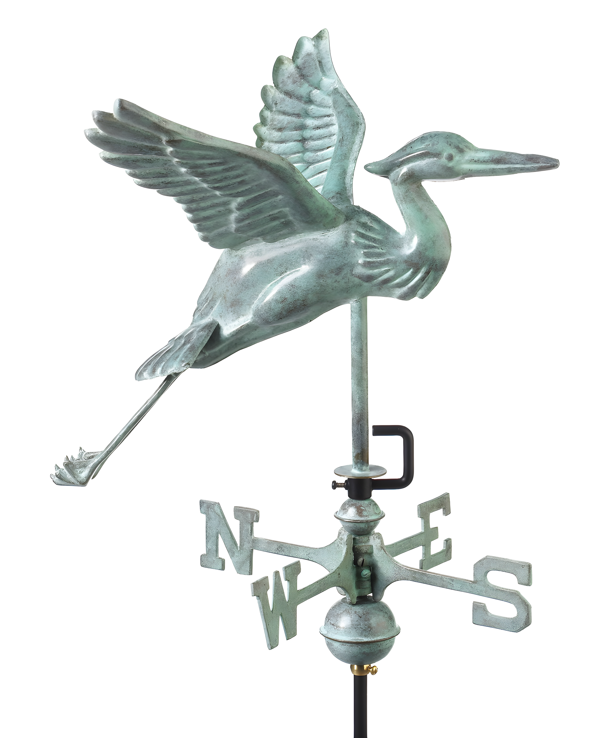 Good Directions Heron 26'' H Metal Animals Weathervane