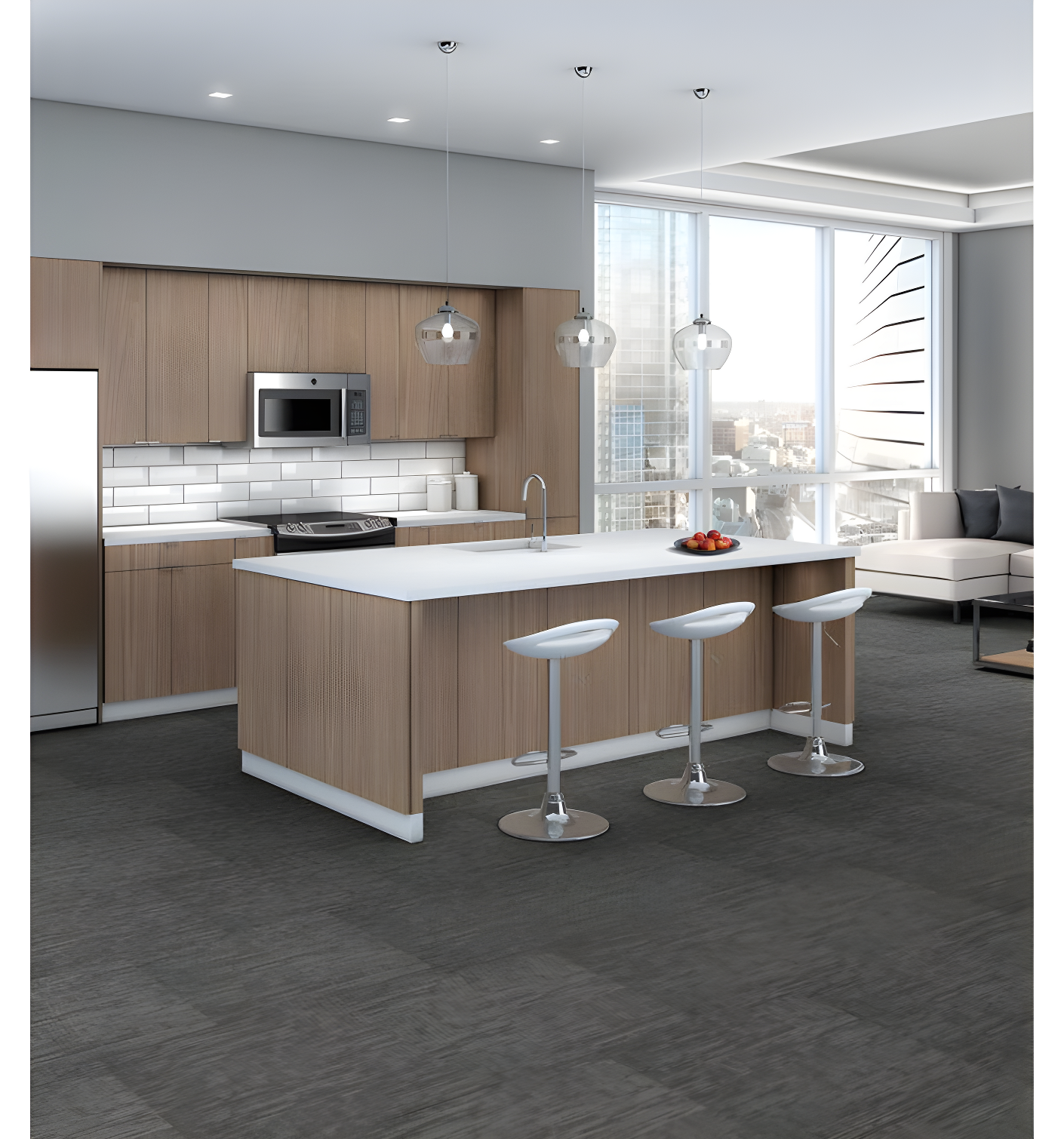 Shaw Apollo 24-in x 24-in Multi-Level Loop Adhesive Carpet Tile (48-sq ft)