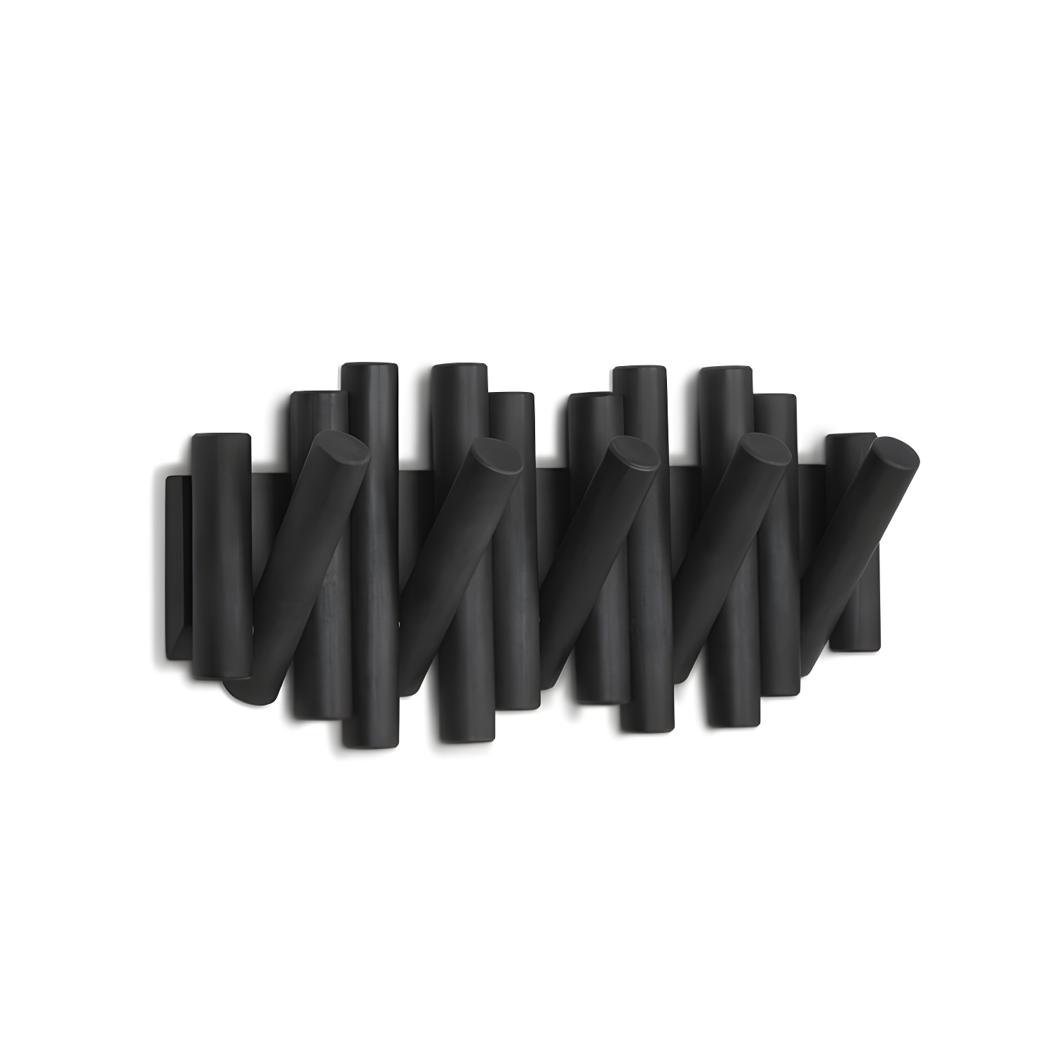 5 - Hook Solid Wood Coat Rack