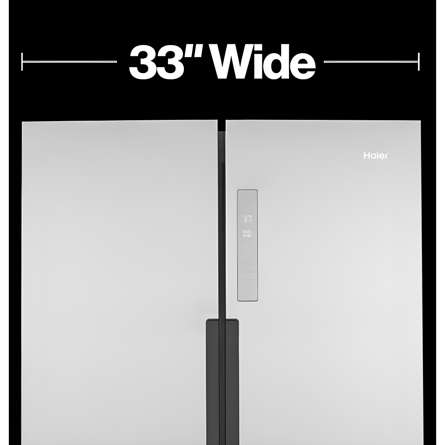 Haier Haier 33" 16.4 Cubic Feet Energy Star Smudge-Resistant Built-in Bottom Freezer Refrigerator QHE16HYPFS