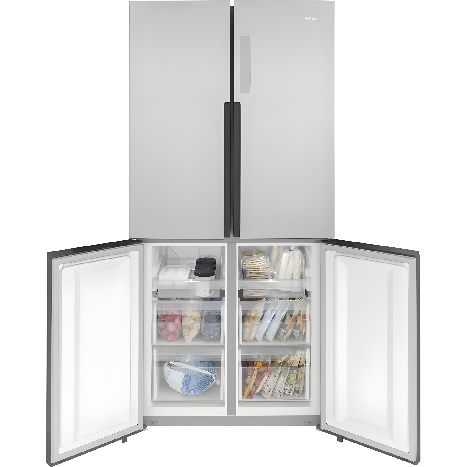 Haier Haier 33" 16.4 Cubic Feet Energy Star Smudge-Resistant Built-in Bottom Freezer Refrigerator QHE16HYPFS