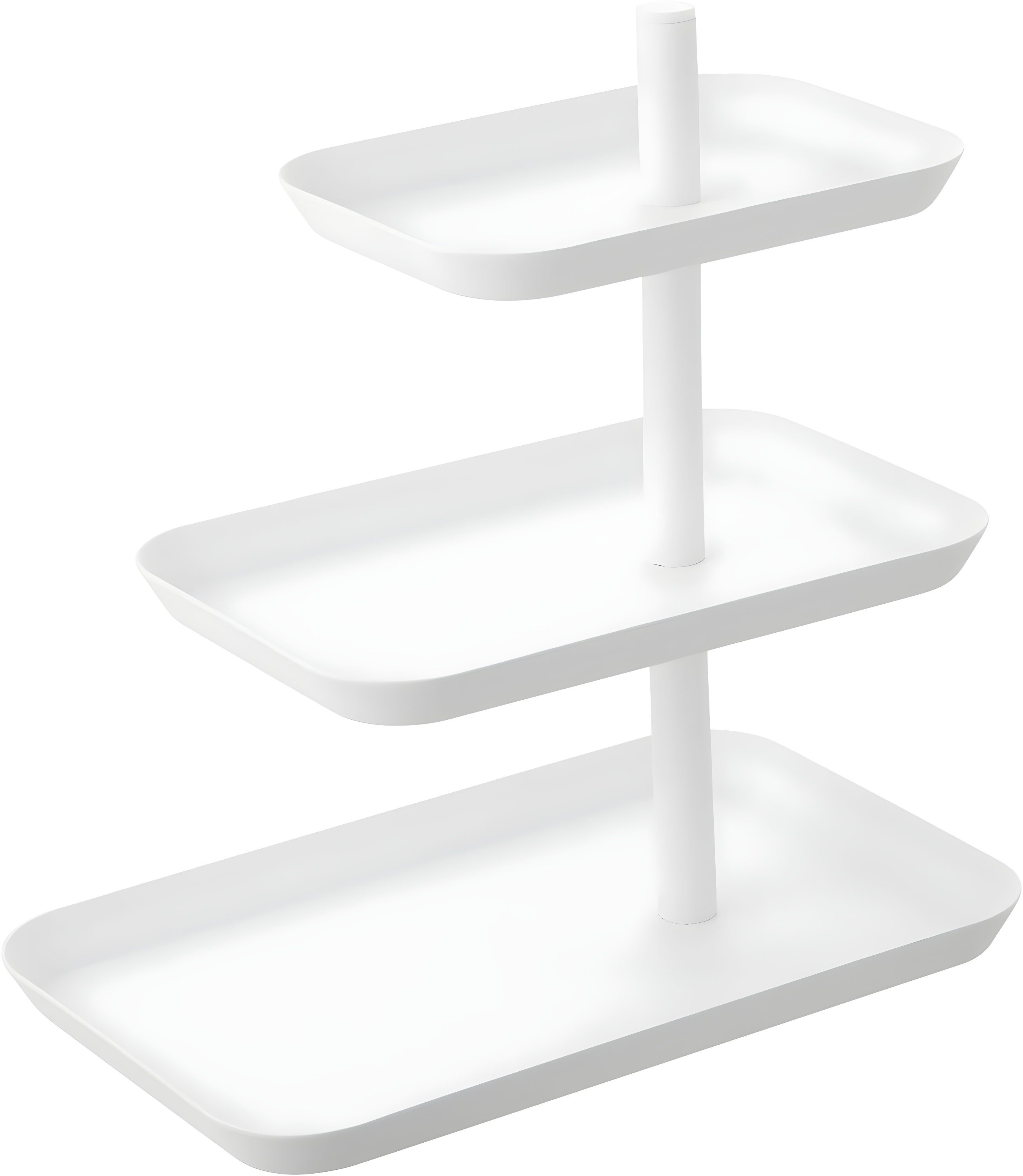 Yamazaki Home 3-Tier Accessory Tray - Jewelry Holder & Storage Organizer, Steel