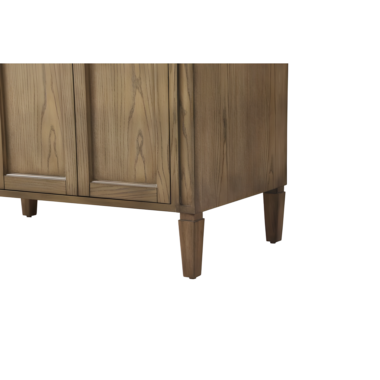 Rukie 40" Free-Standing Single Bathroom Vanity Set with Marble Vanity Top