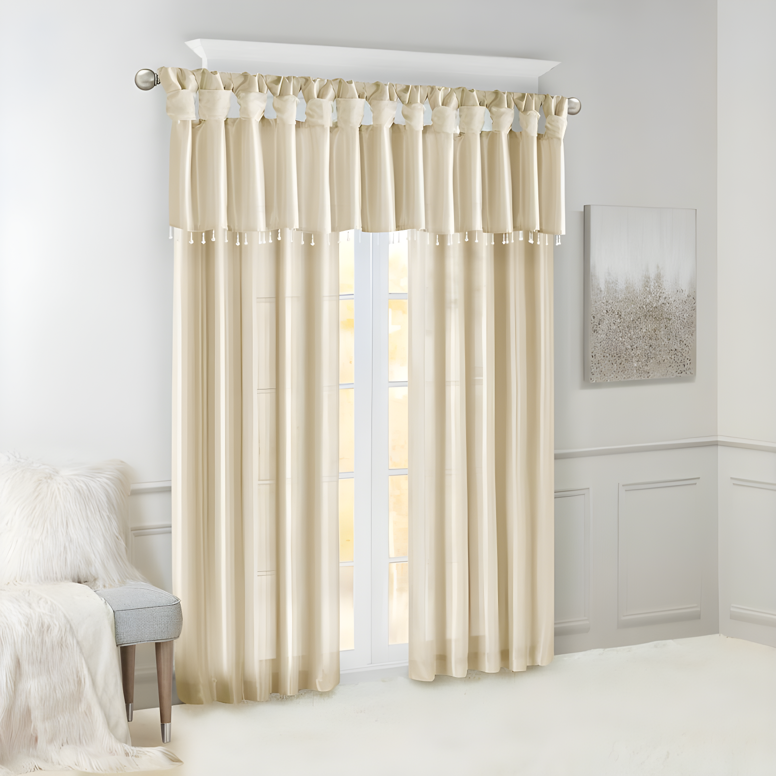 Rivau Light-Filtering Single Curtain Panel