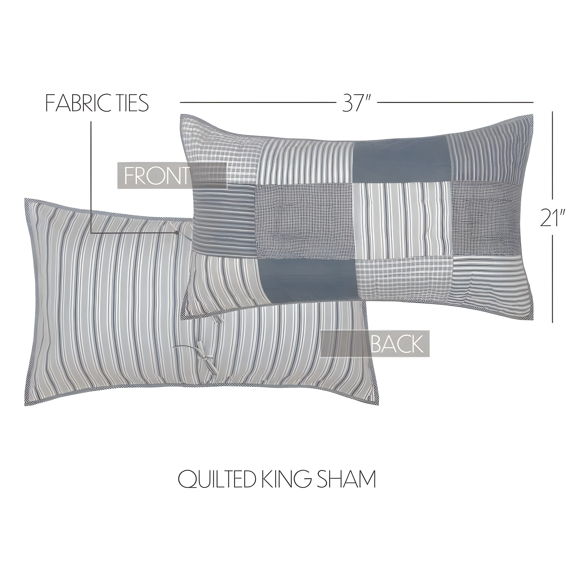 VHC Brands Sawyer Mill 100% Cotton Pillow Sham