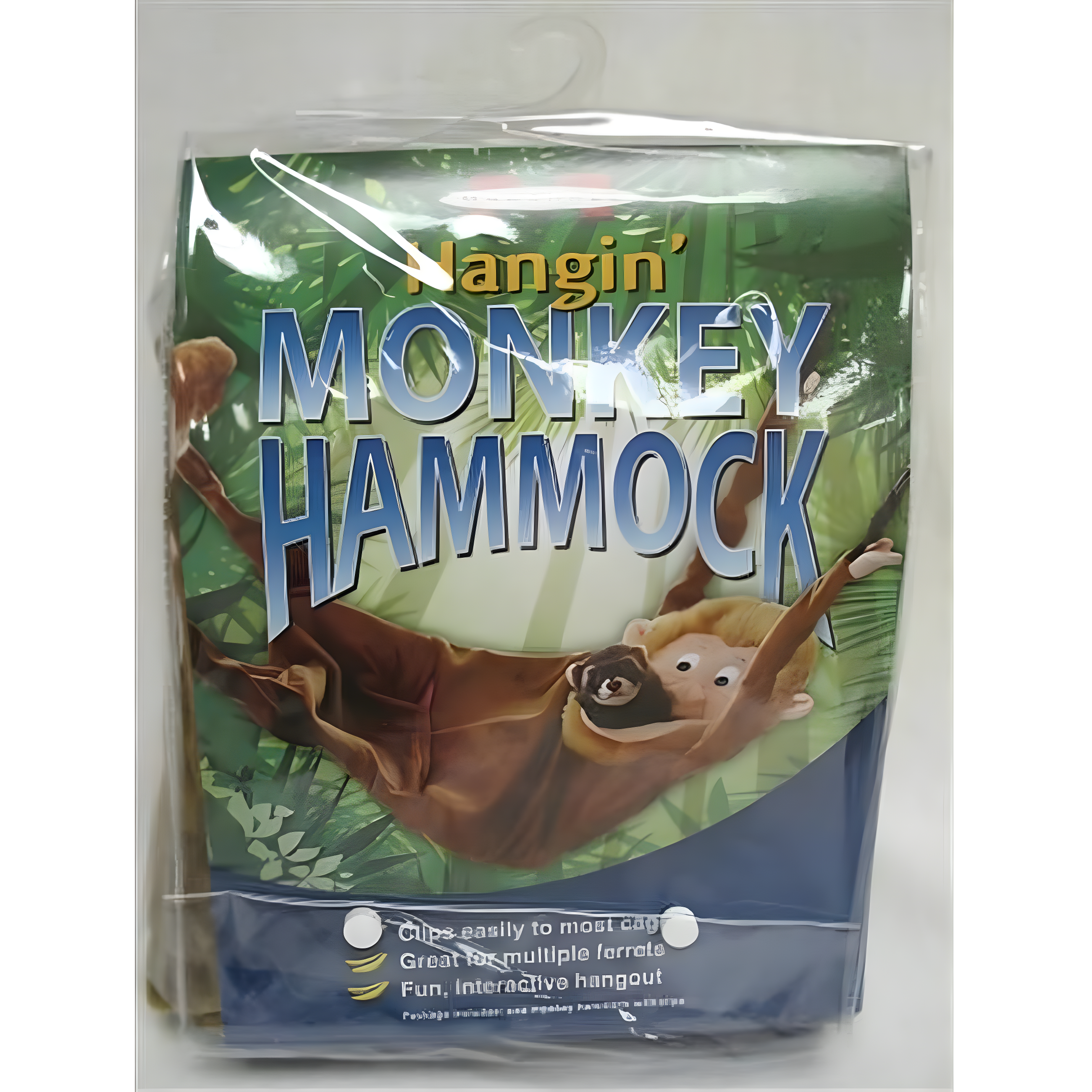 Marshall Pet Productos Hamaca Hangin Monkey- Marrón