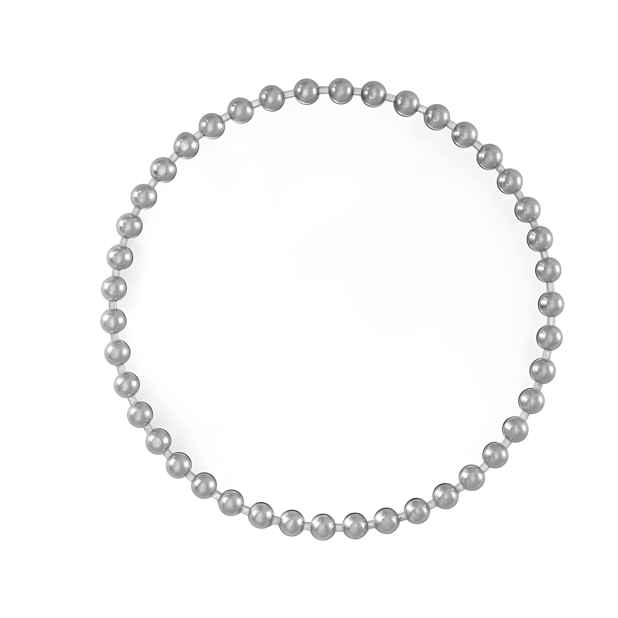 Marlowe Beaded Round Metal Wall Mirror