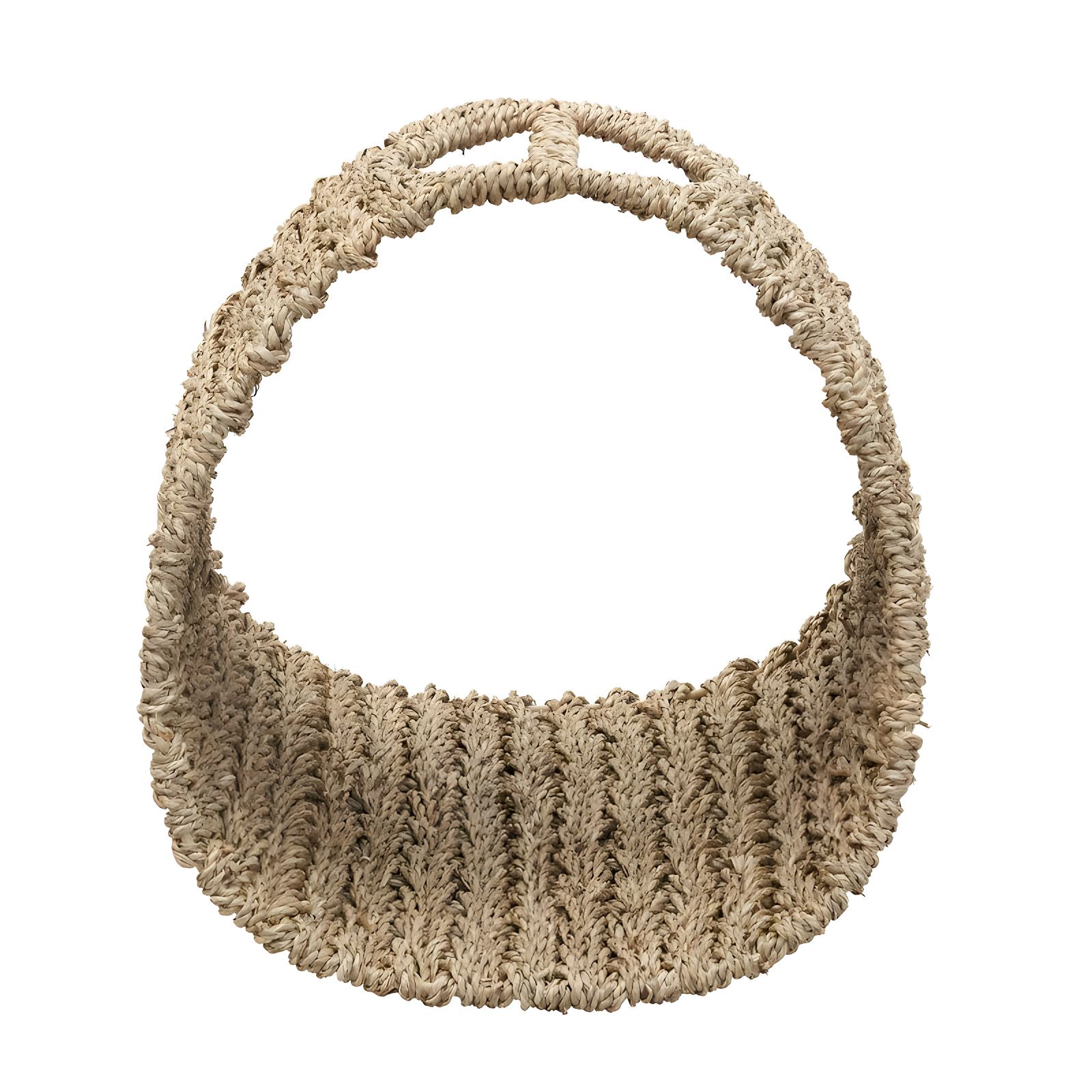 Household Essentials Oval Magazine Rack Seagrass