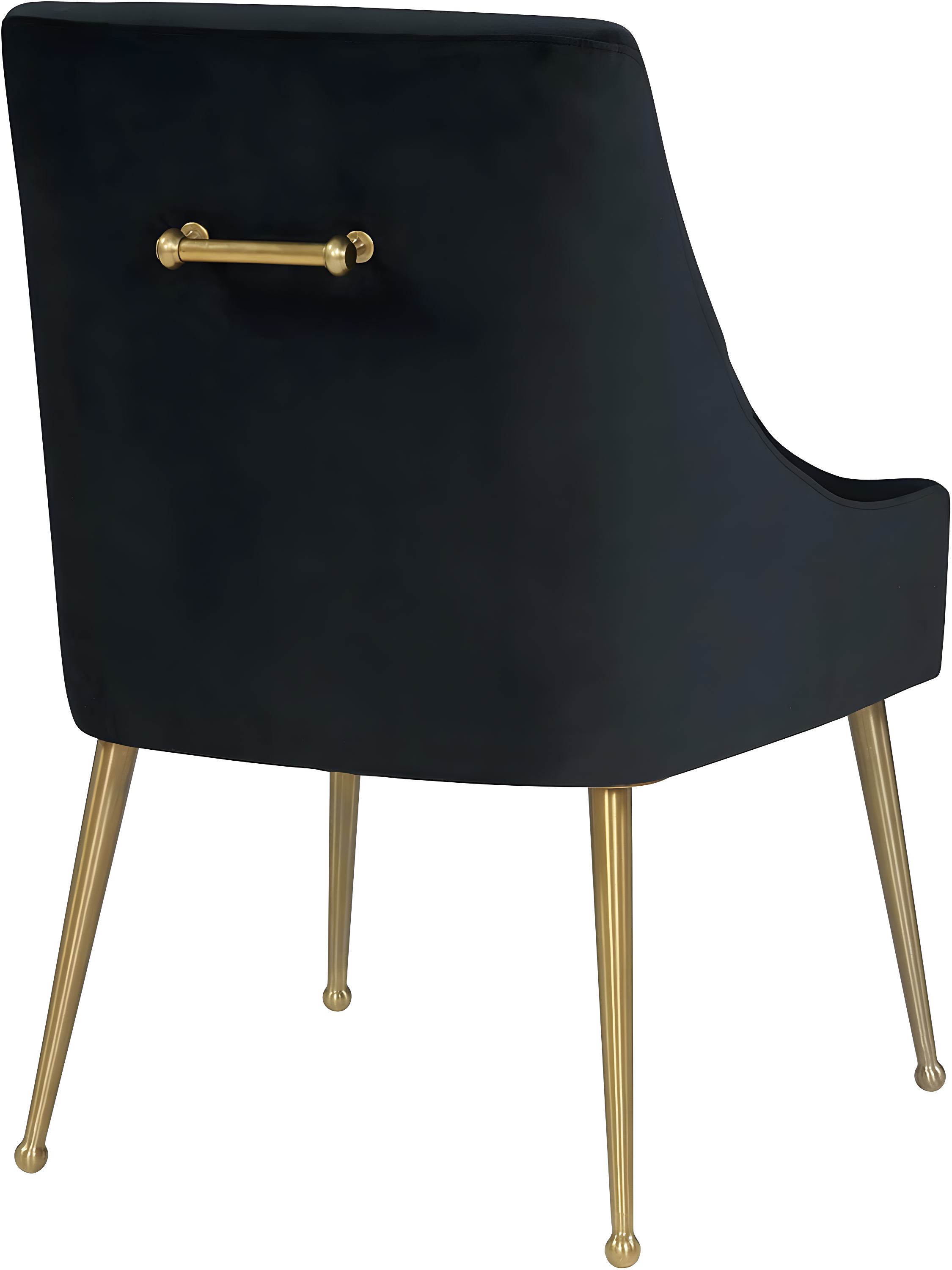 Beatrix 19'' H Velvet Upholstered Metal Parsons Chair