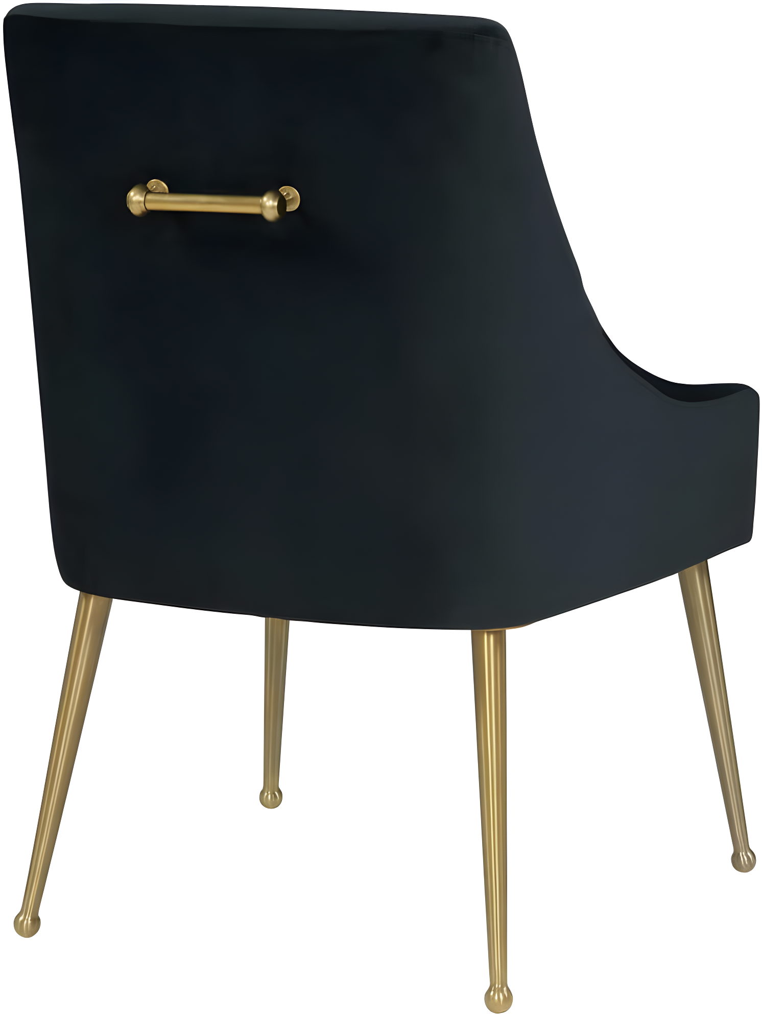 Beatrix 19'' H Velvet Upholstered Metal Parsons Chair
