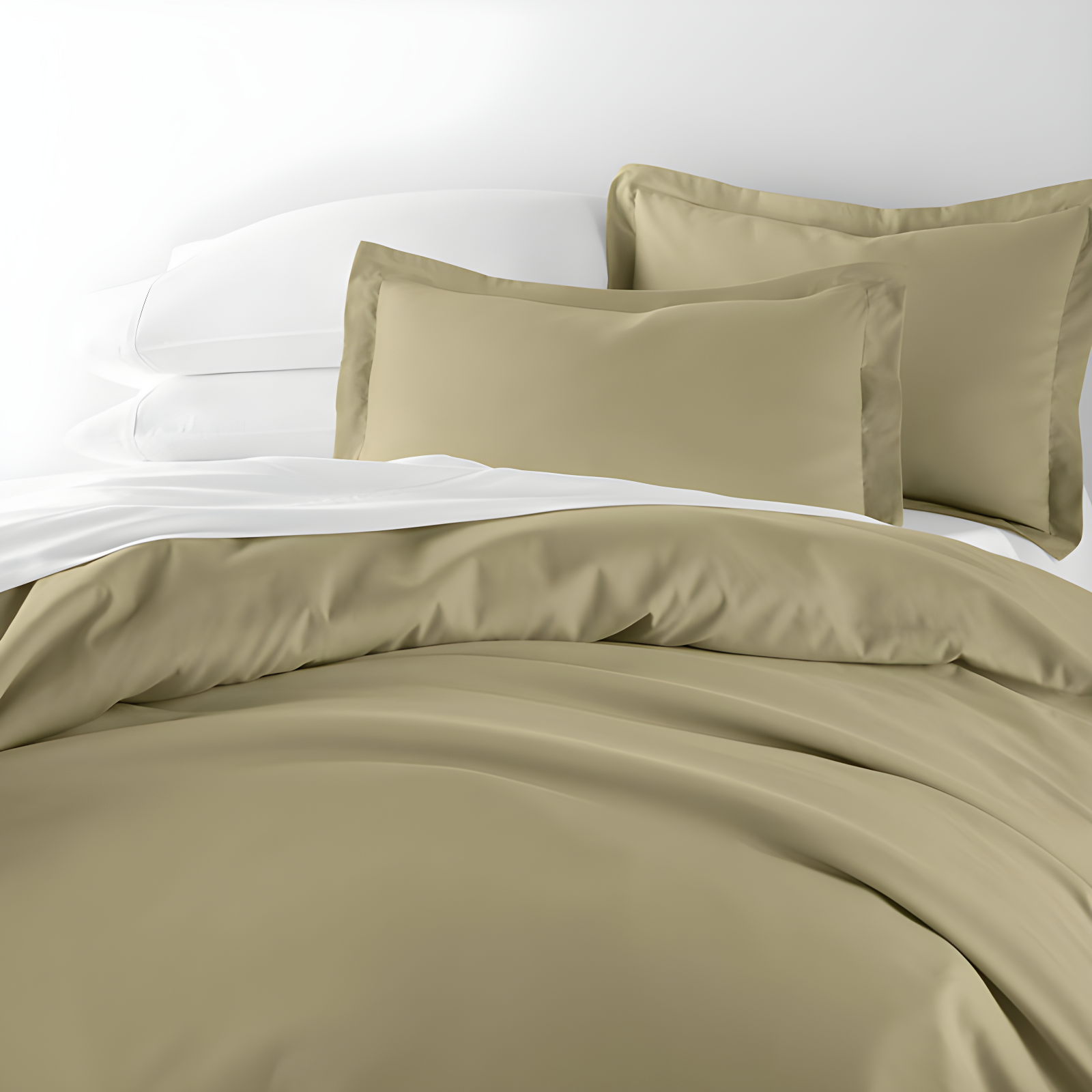Duvet Cover Set Super Soft Microfiber Bedding in Solid Colors