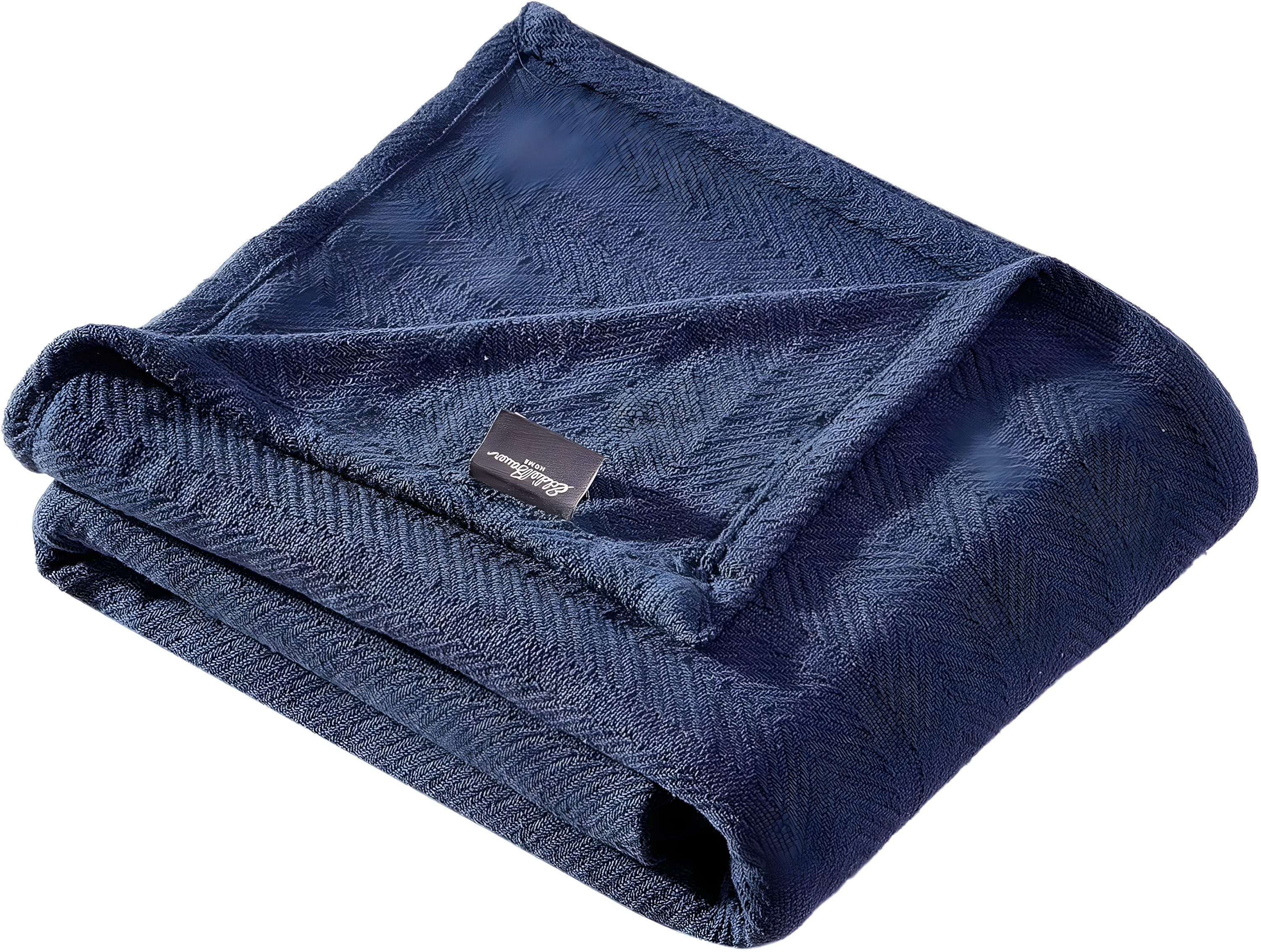 Eddie Bauer Herringbone Cotton Reversible Blanket