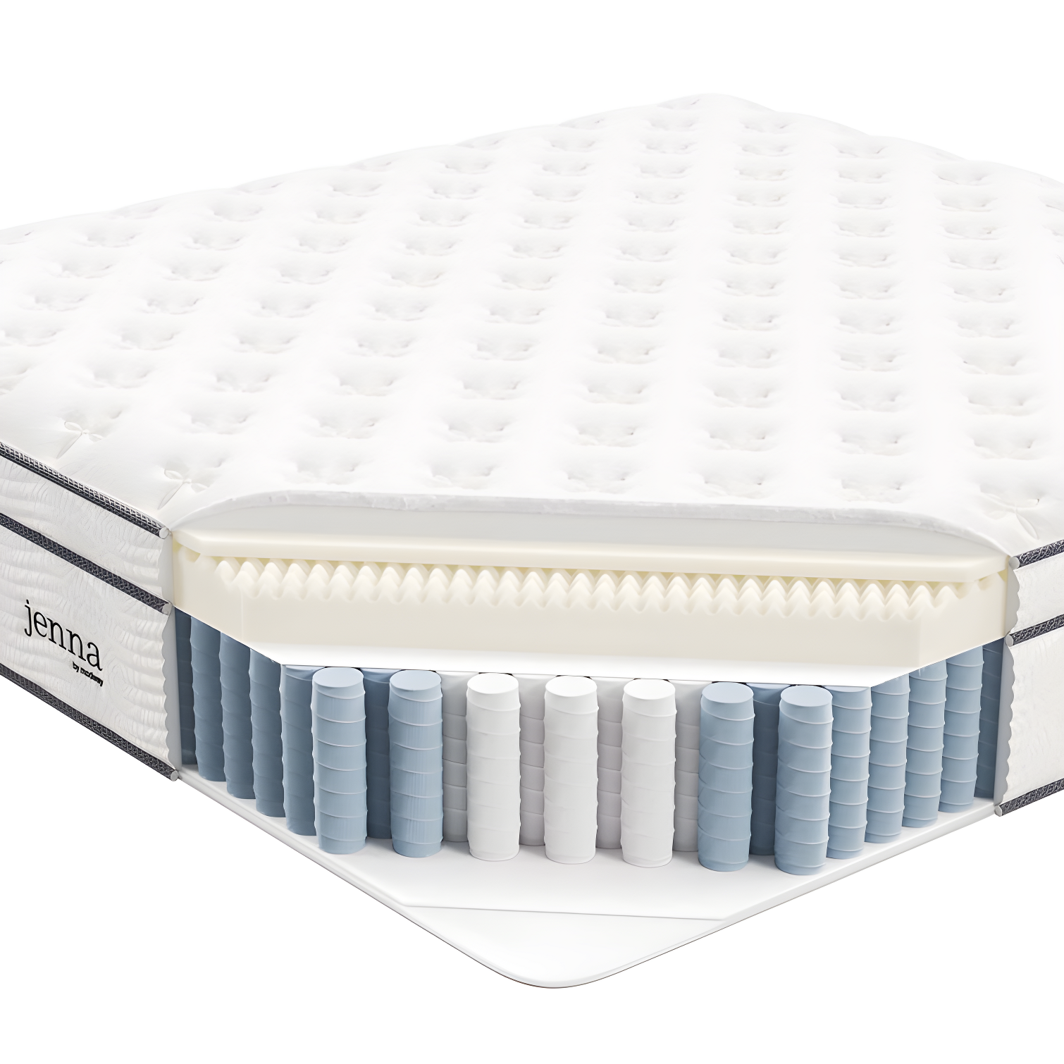Modway Jenna 14-inch Euro Top Pocket Spring Mattress