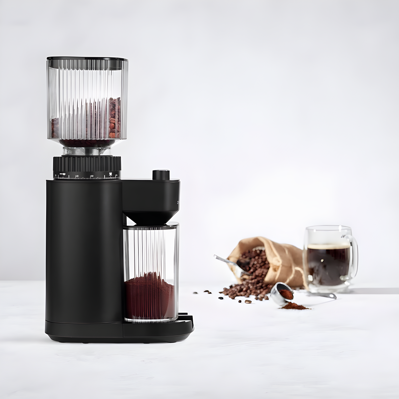 ZWILLING Enfinigy Burr Coffee Grinder Electric, 140 Coffee Grinding Options from Espresso to Drip Coffee