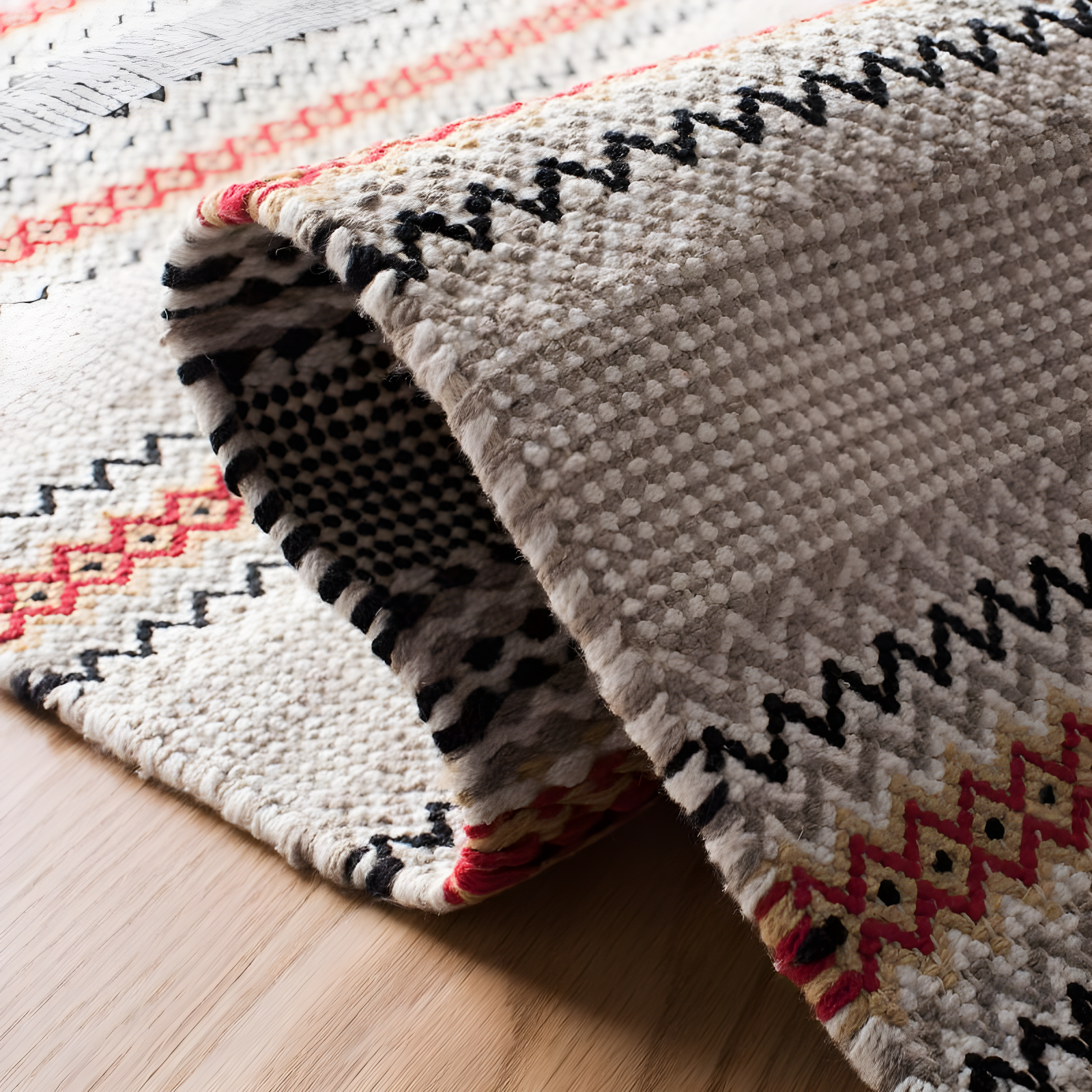 Montauk MTK536 Hand Woven Runner Rug - Red/Beige - 2'3"x8' - Safavieh.