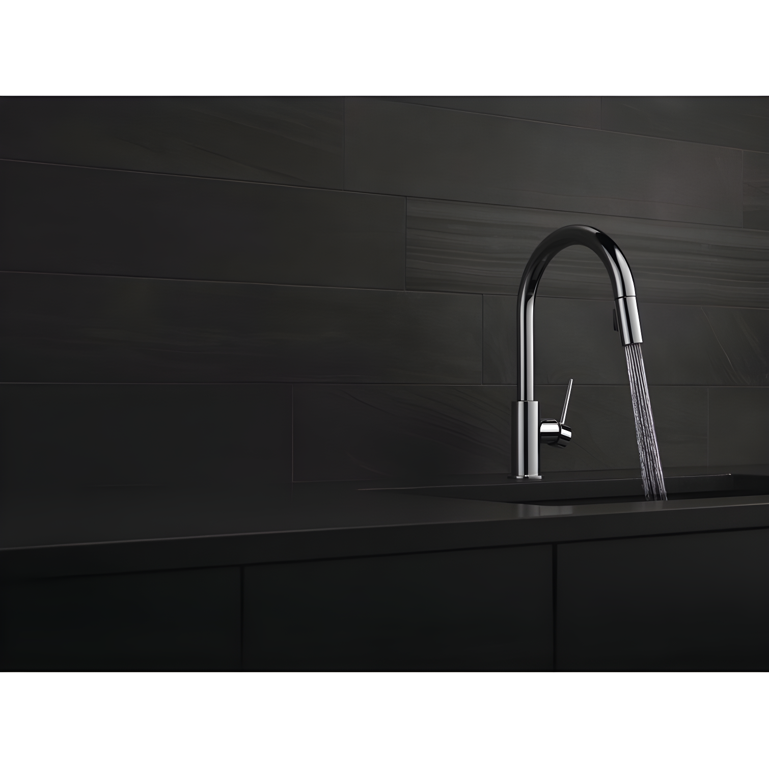 Trinsic Pull Down Sprayer Kitchen Sink Faucet, Single Handle Kitchen Faucet