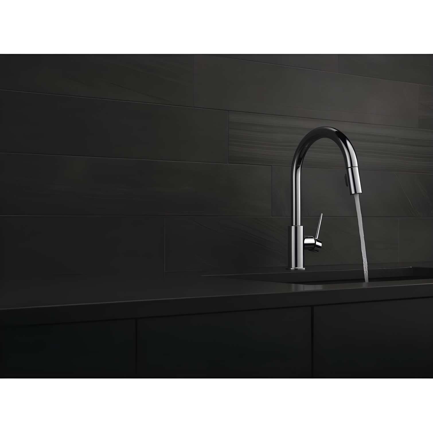 Trinsic Pull Down Sprayer Kitchen Sink Faucet, Single Handle Kitchen Faucet