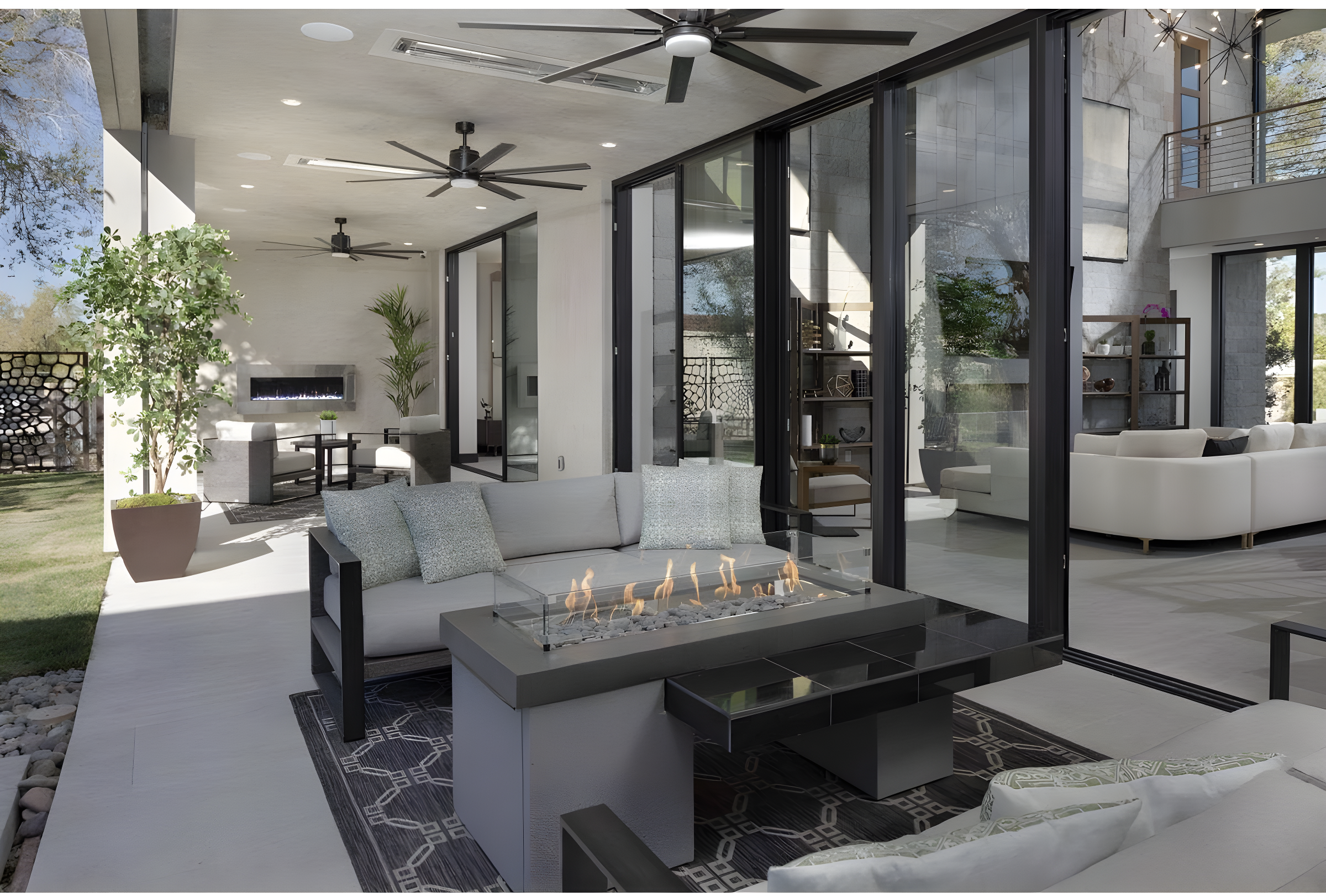 Vast 72'' Ceiling Fan with LED Lights
