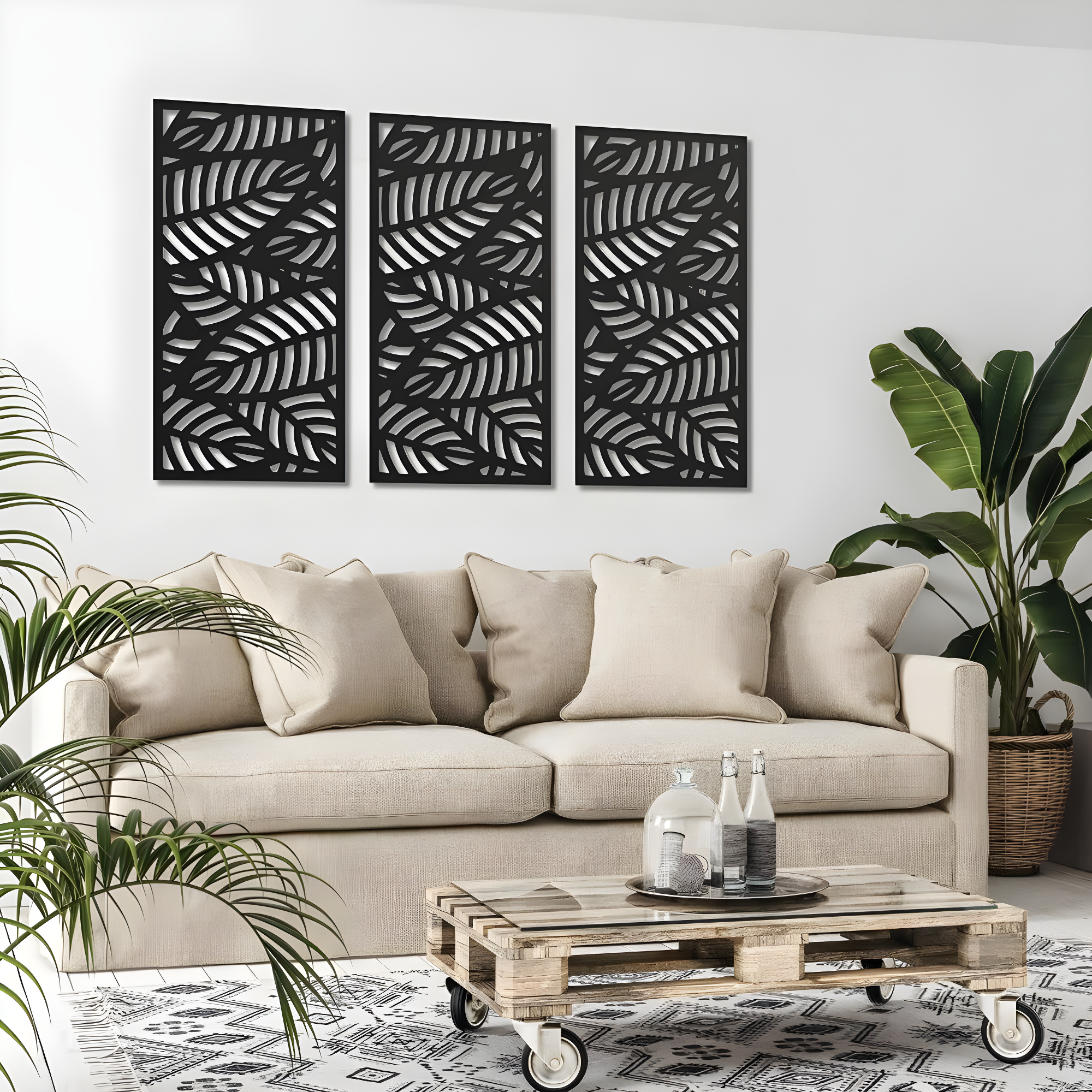 Barrette Outdoor Living 2 ft. x 4 ft. Sanibel Decorative Screen