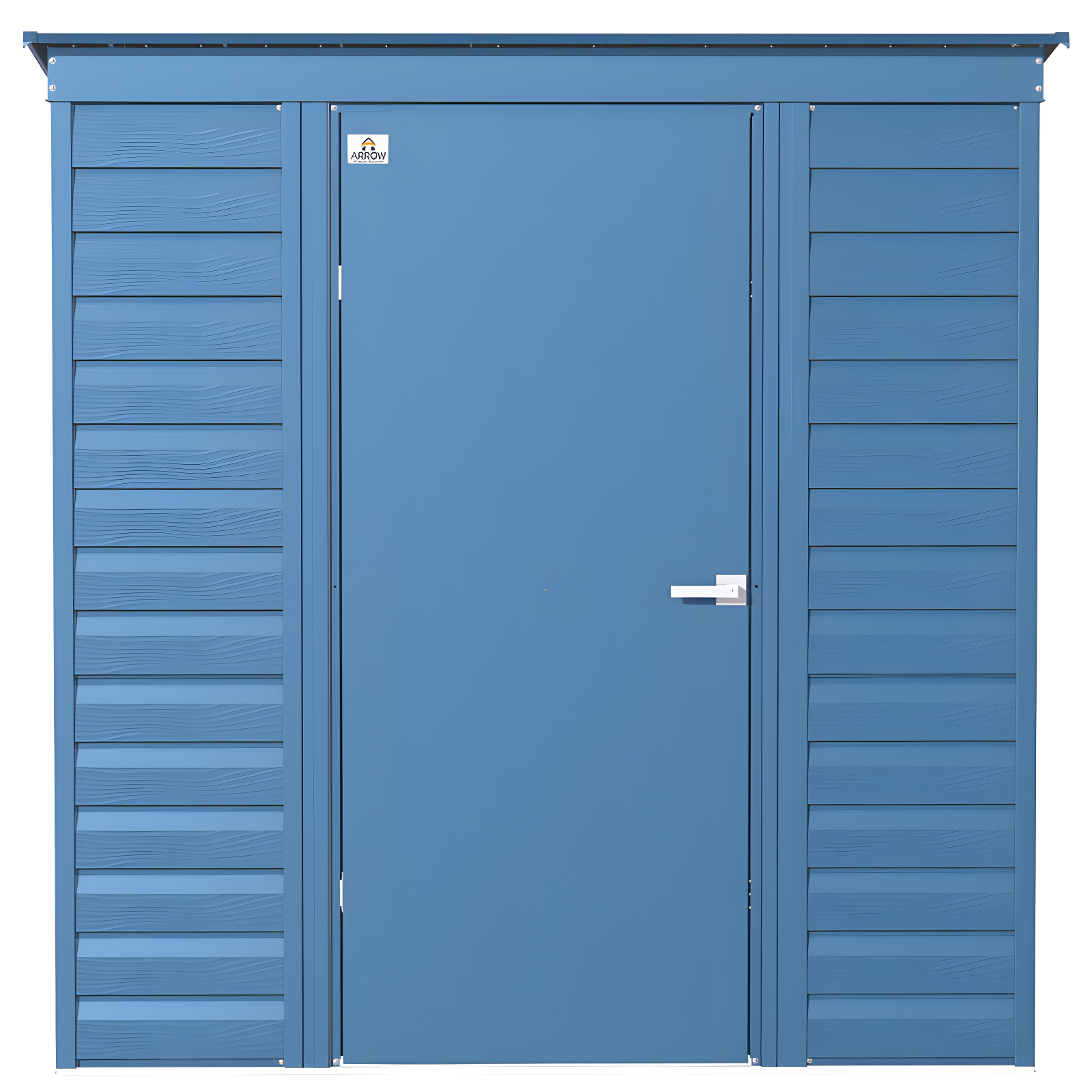 6 ft. W x 4 ft. D Steel Horizontal Storage Shed