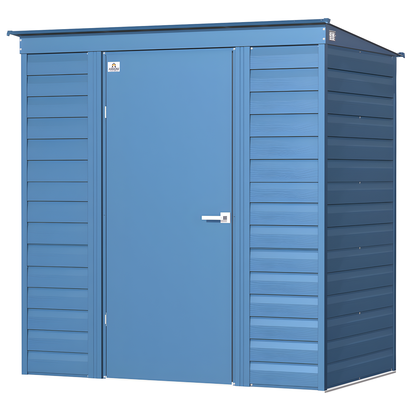 6 ft. W x 4 ft. D Steel Horizontal Storage Shed