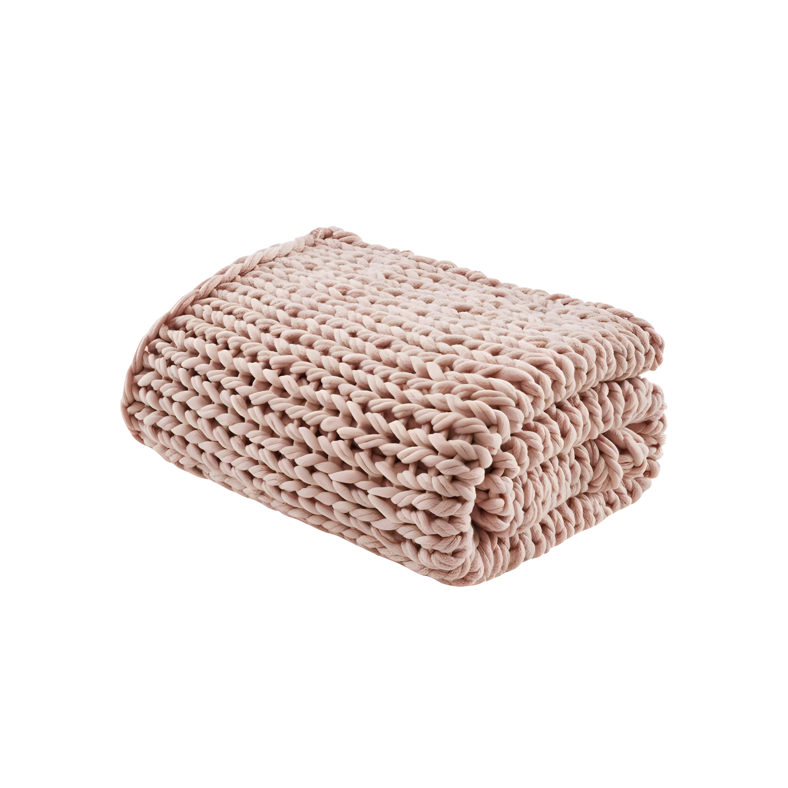 Kelly Clarkson Home Madison Hand Made Chunky Double Knit Throw Blanket