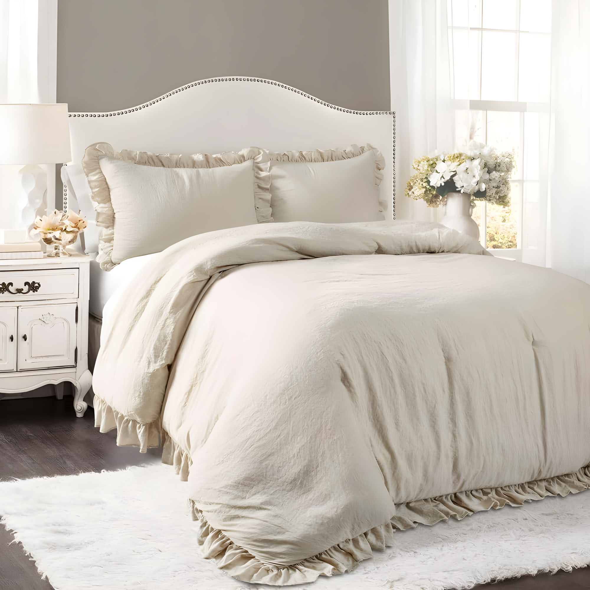 Lush Decor Reyna Microfiber 3 Piece Comforter Set