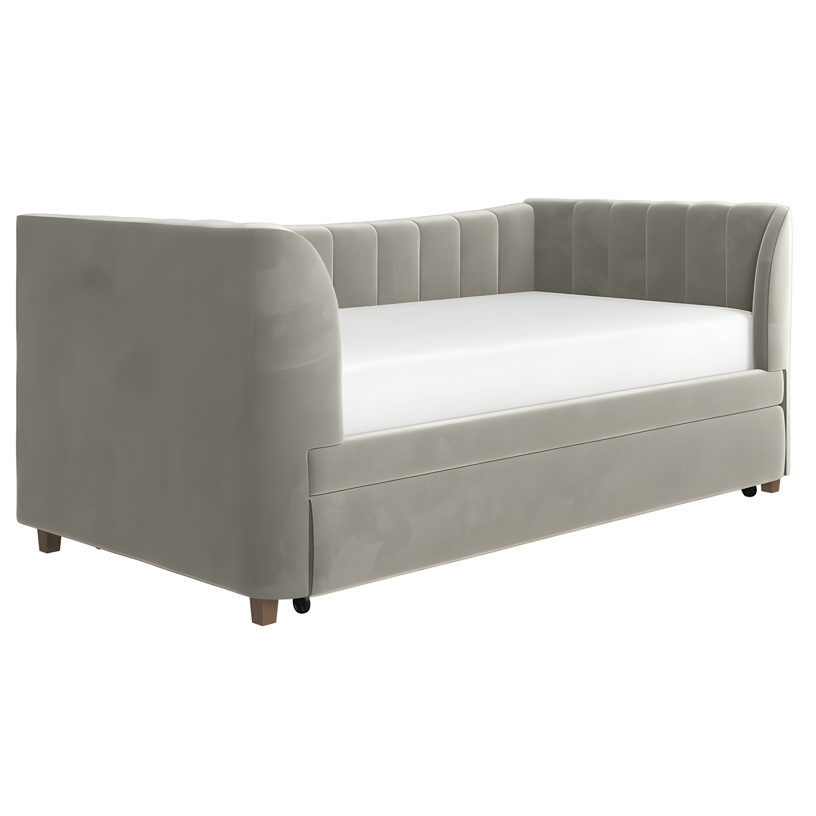 Valentina Twin Upholstered Daybed with Trundle