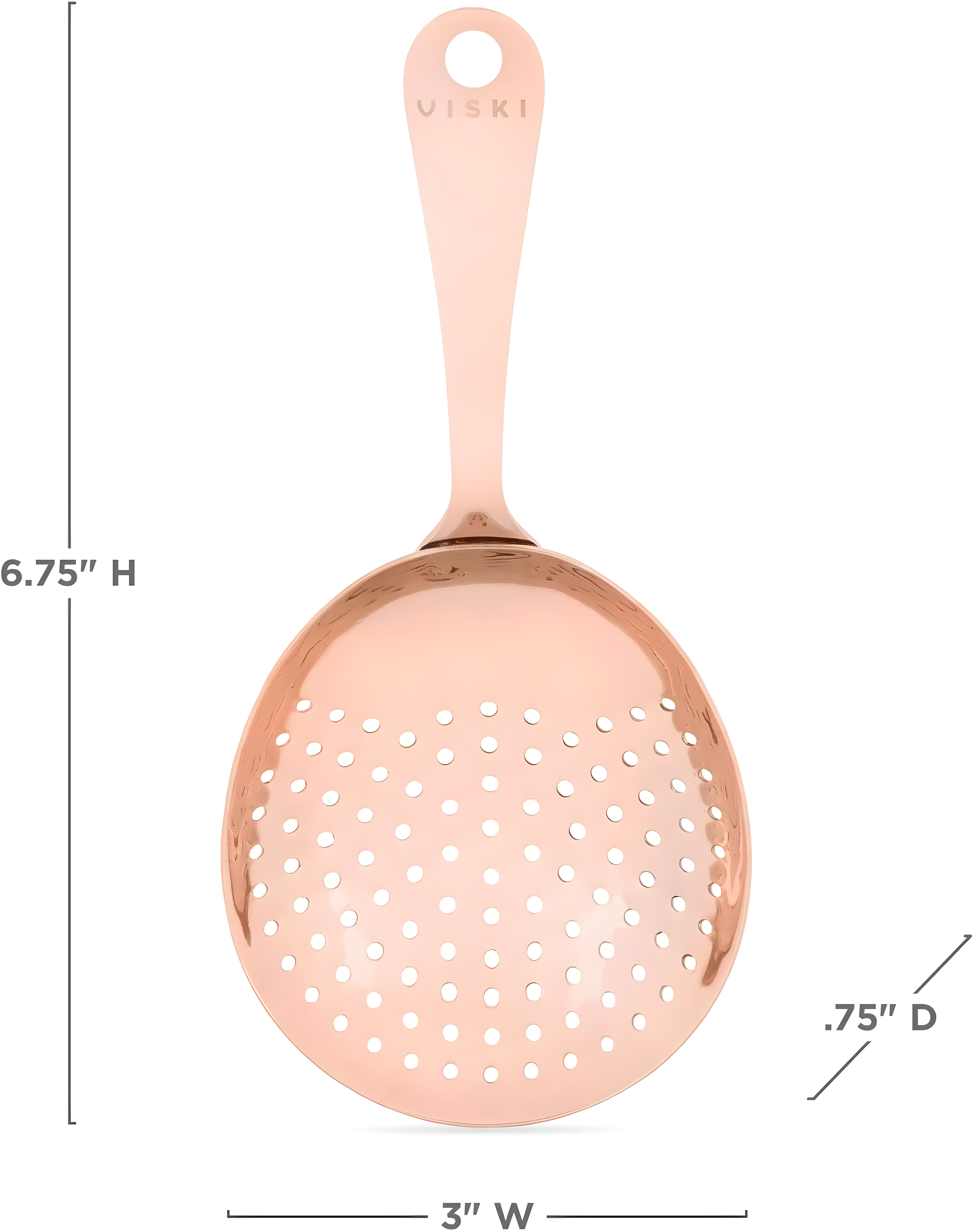 Viski Mercer Summit Julep Strainer
