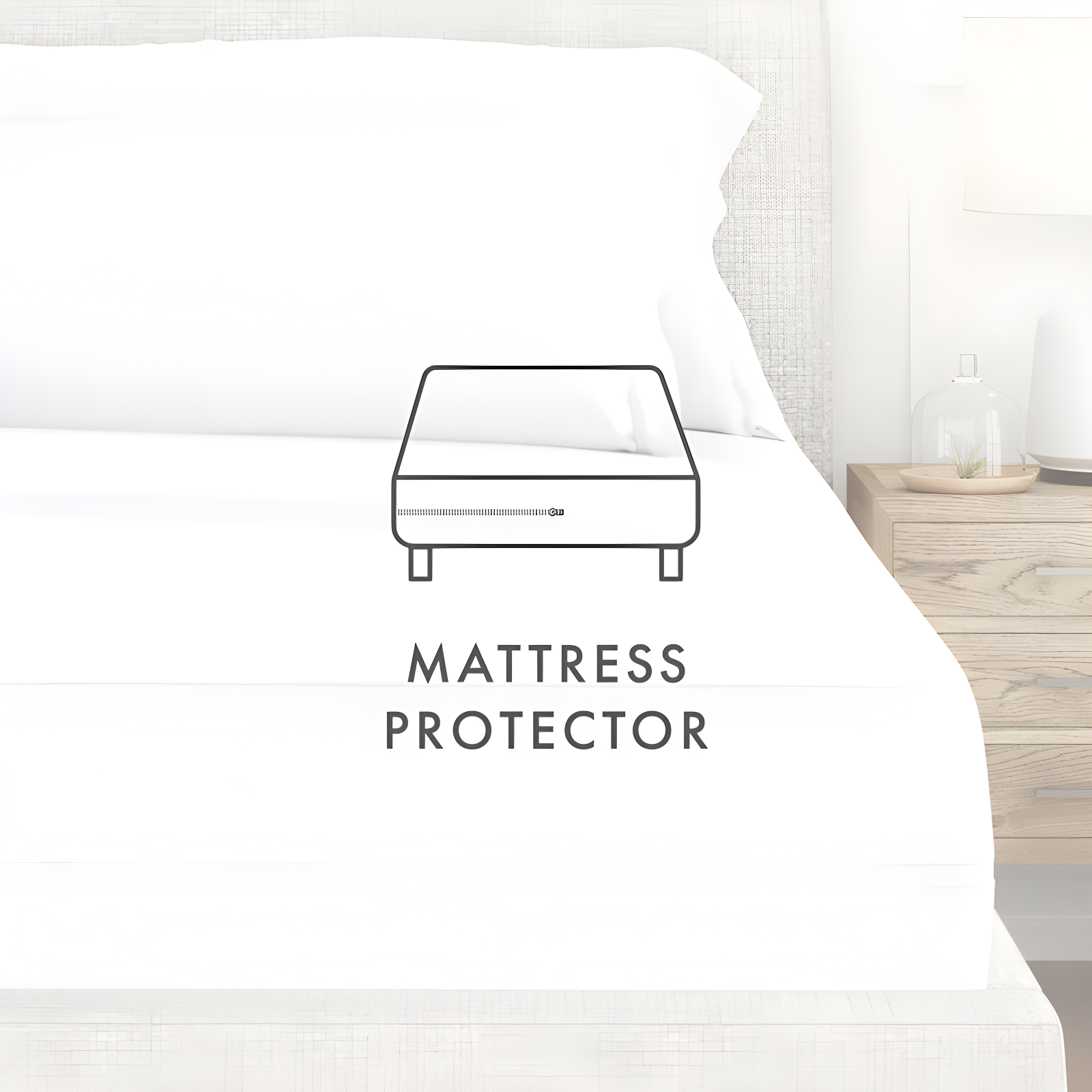 IEnjoy Home Waterproof Zipper Mattress Protector Case Pack